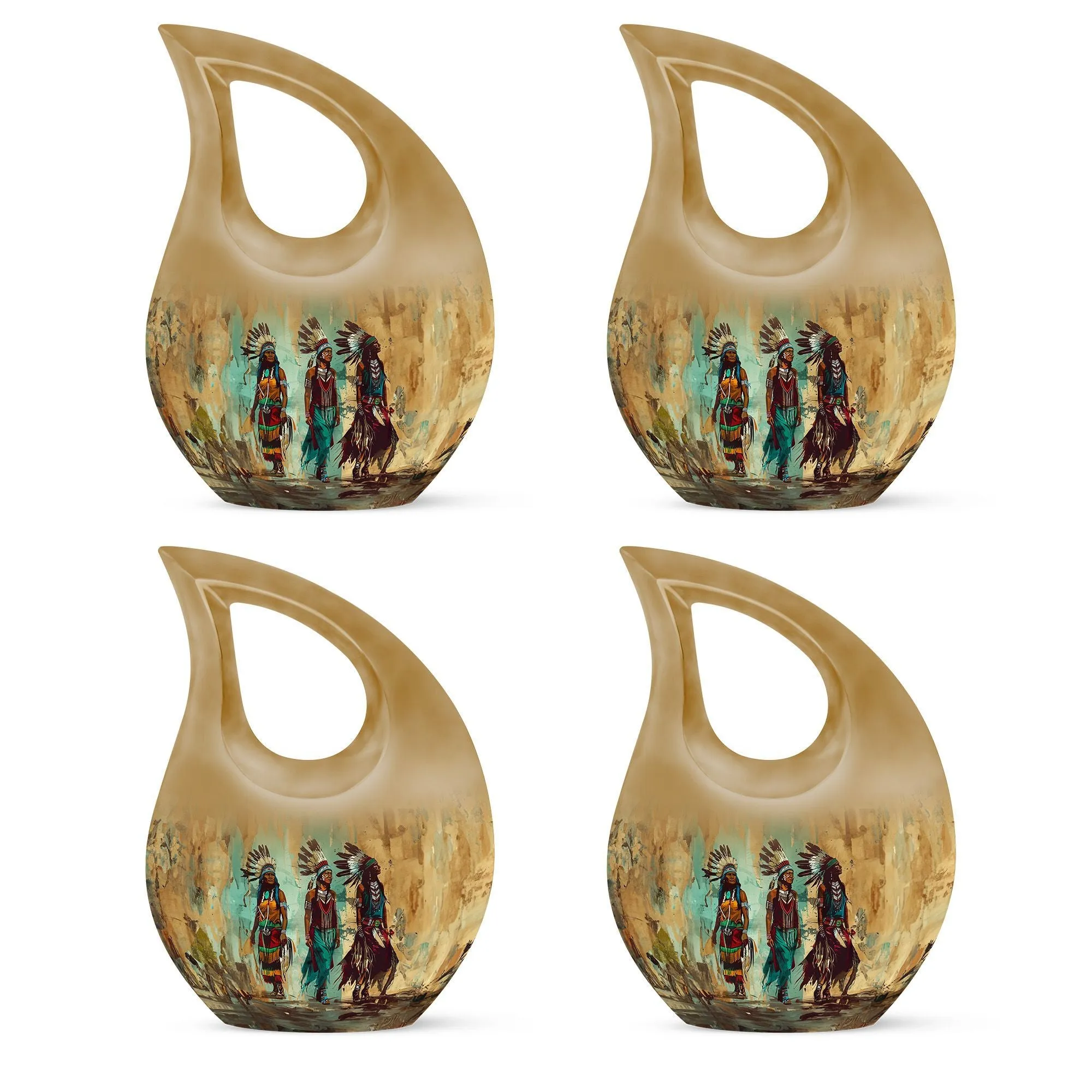 Native American Personalized Memorial Urn - Urn For Ashes