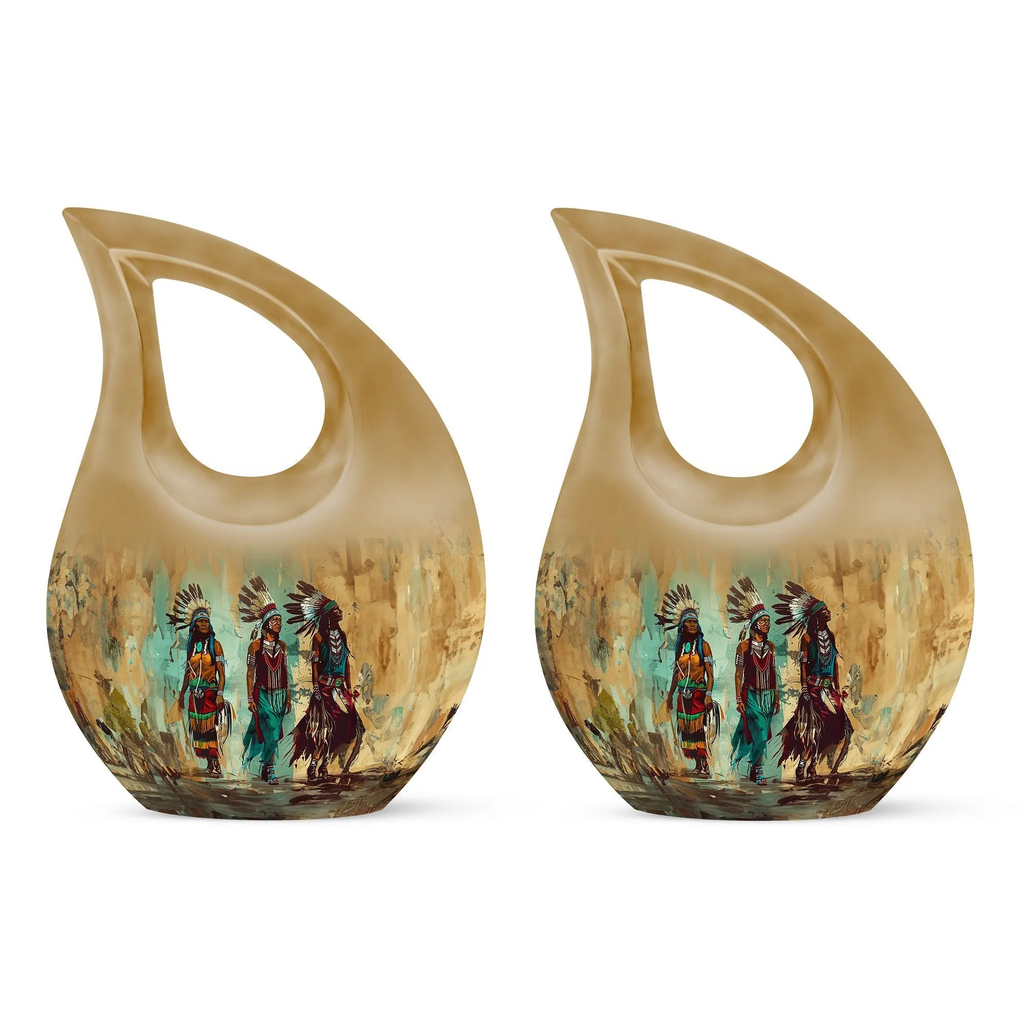 Native American Personalized Memorial Urn - Urn For Ashes