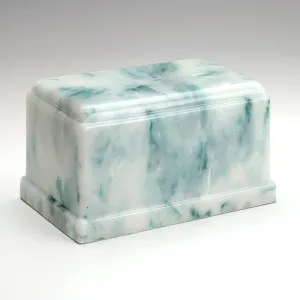 Olympus Cultured Onyx Urn in Teal
