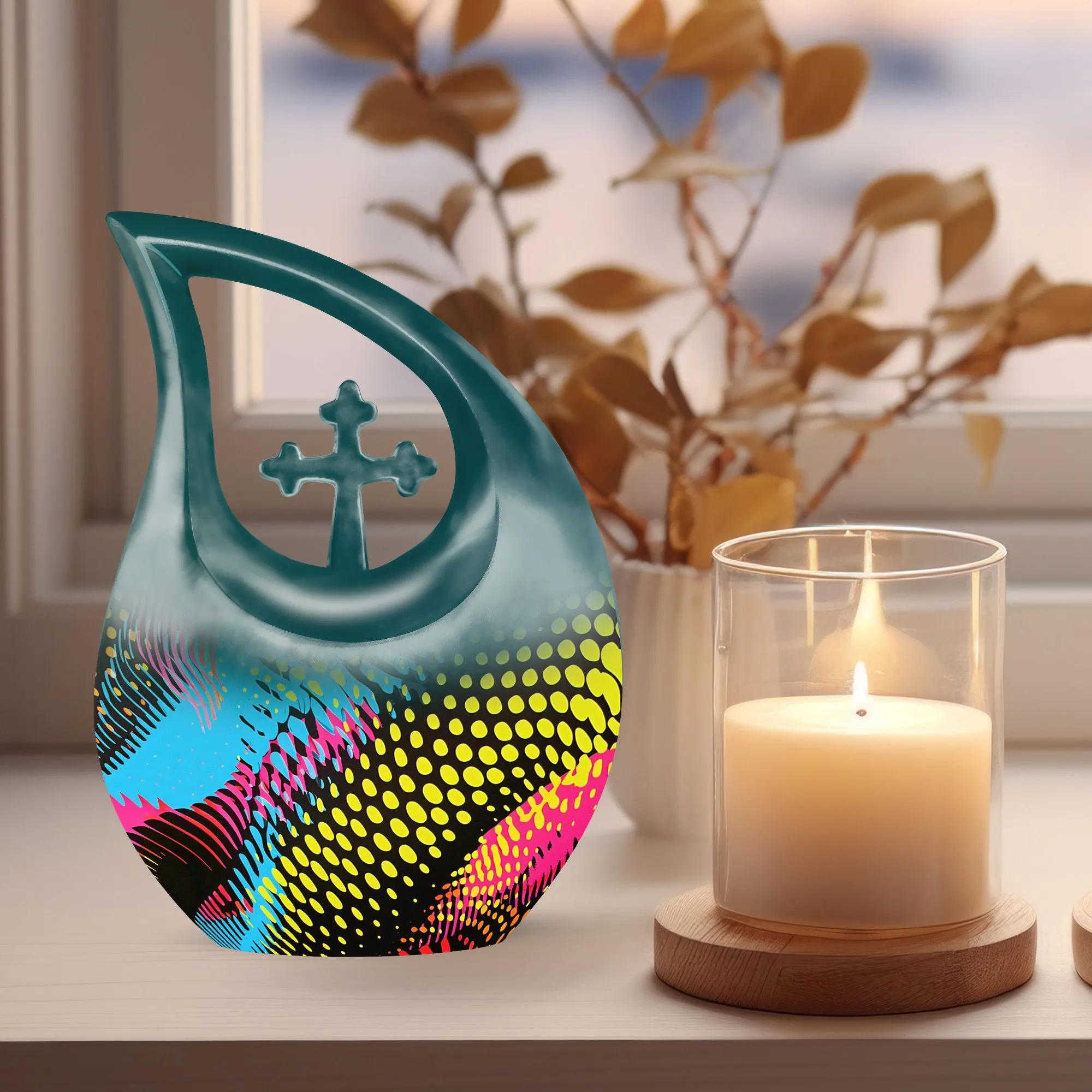 Pattern Urn - Entrust Best Urn for Ashes for Lasting Memories