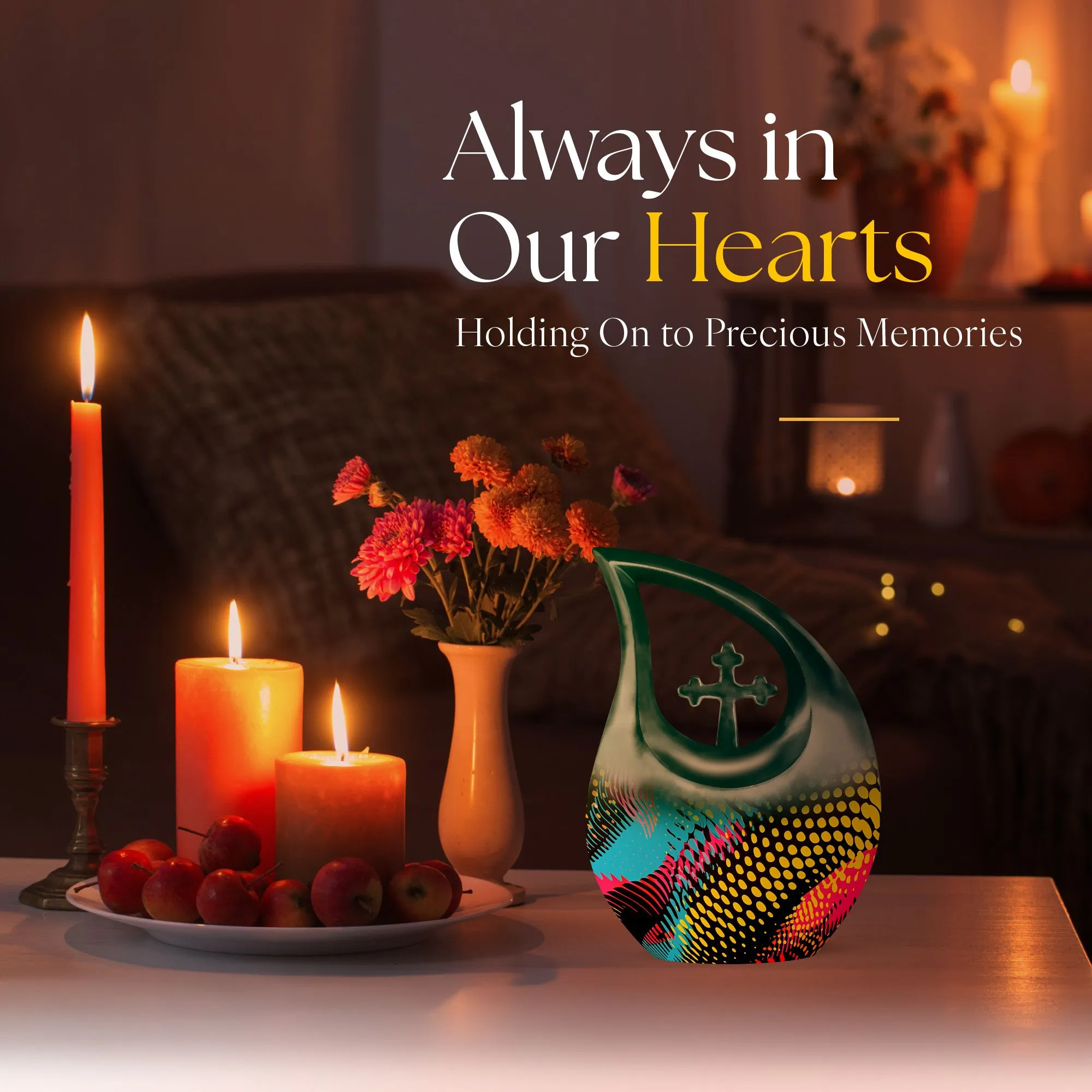 Pattern Urn - Entrust Best Urn for Ashes for Lasting Memories
