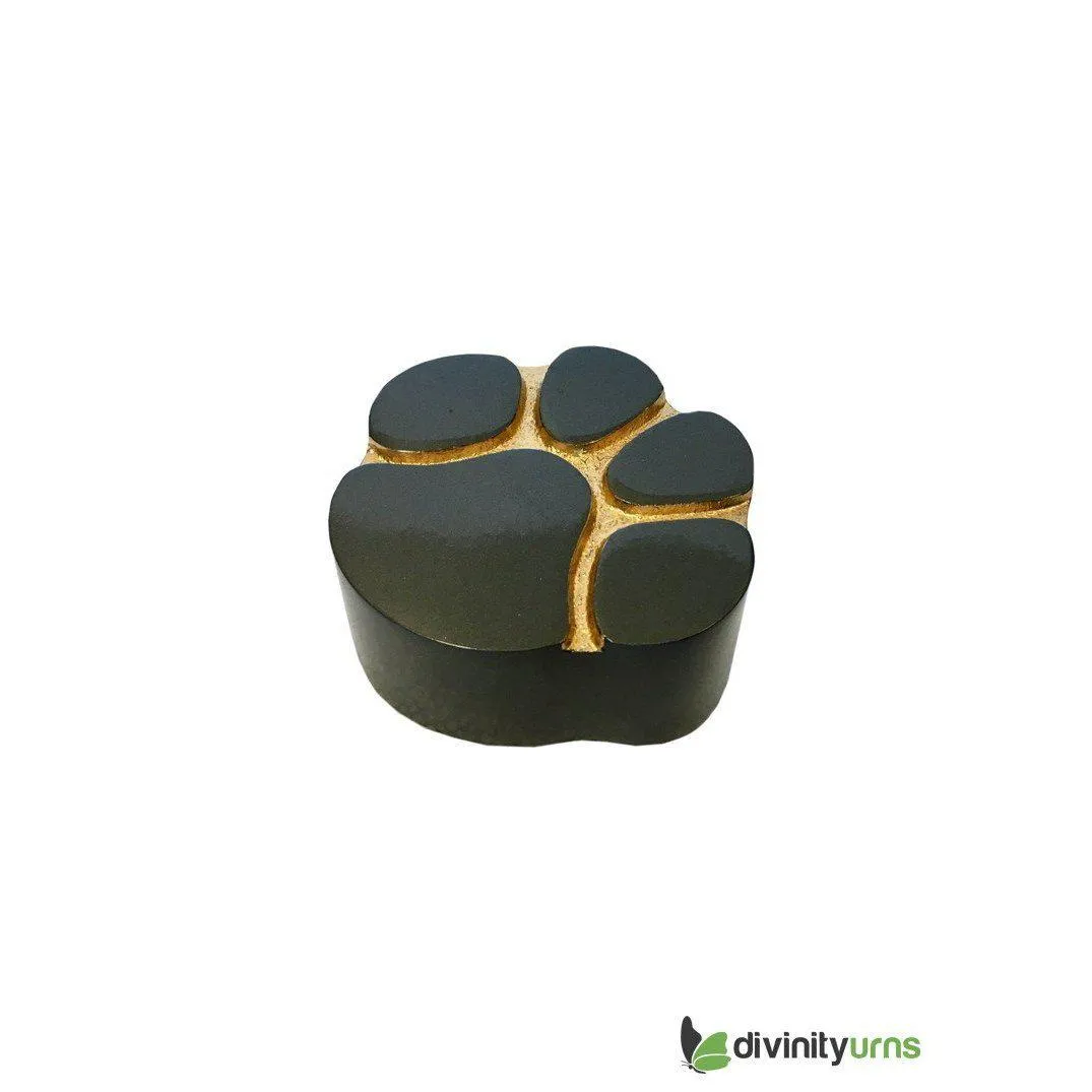 Paw Keepsake Pet Cremation Urn- Slate