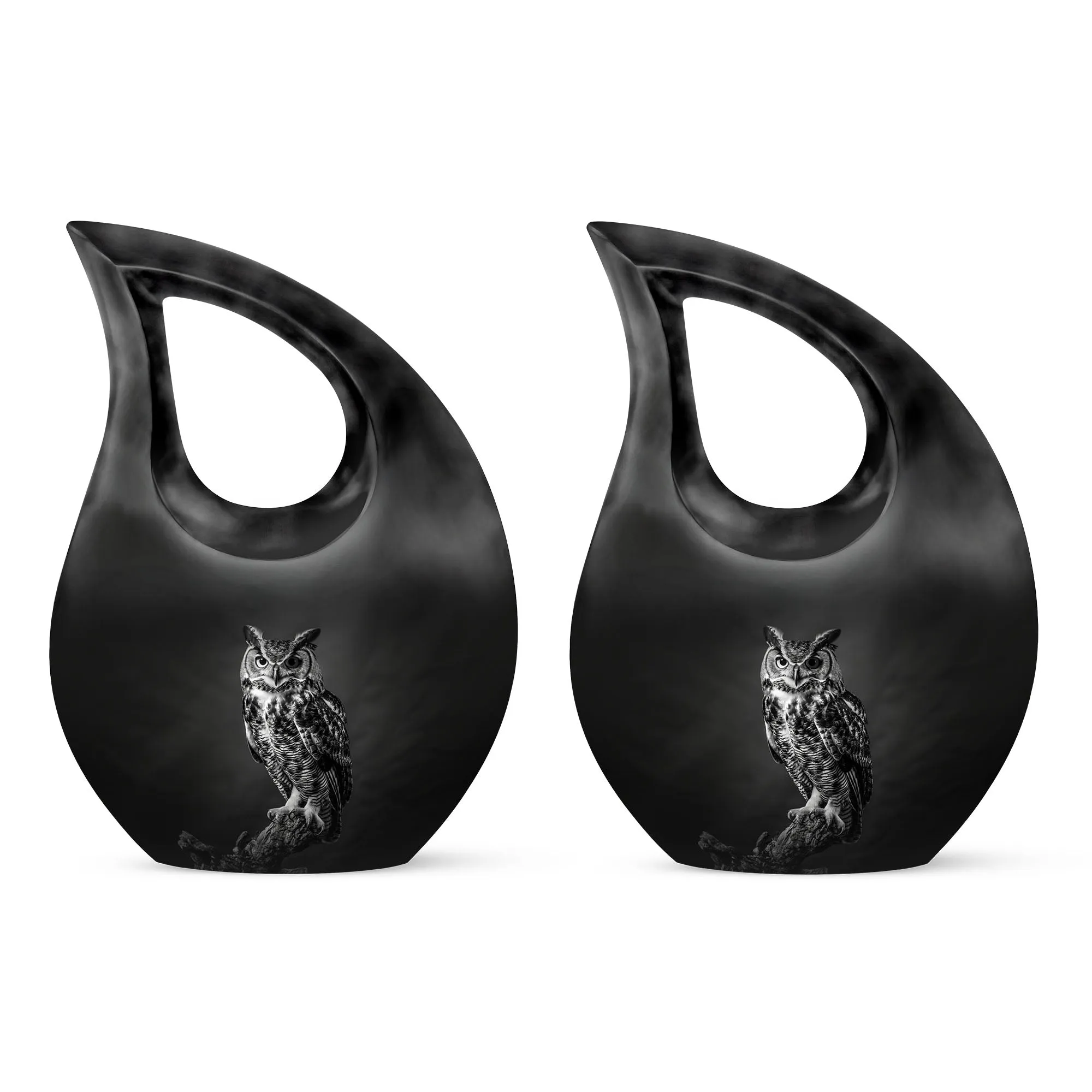 Peaceful Rest: Owl-Themed Memorial Urn to Preserve Cherished Memories