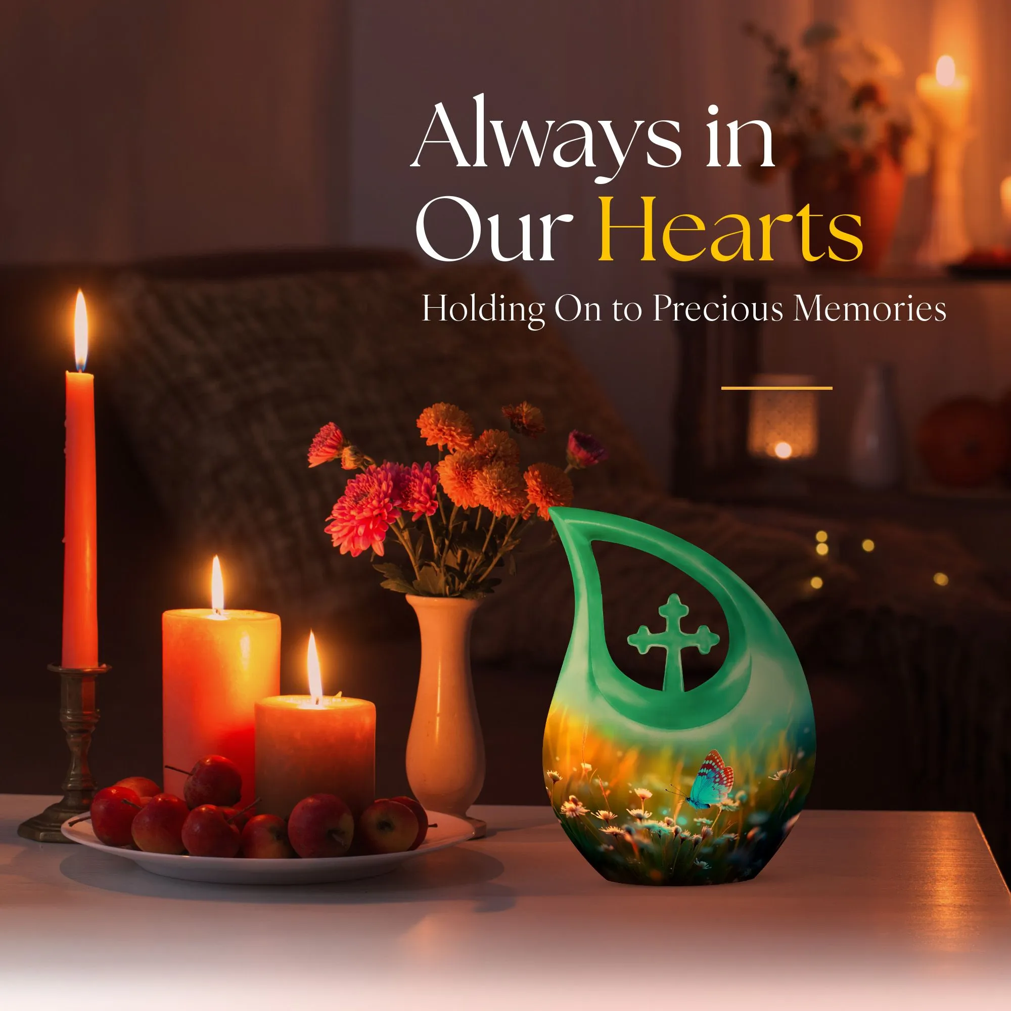 Personalized Butterfly Bliss - A Custom Mom Tribute Memorial Urn