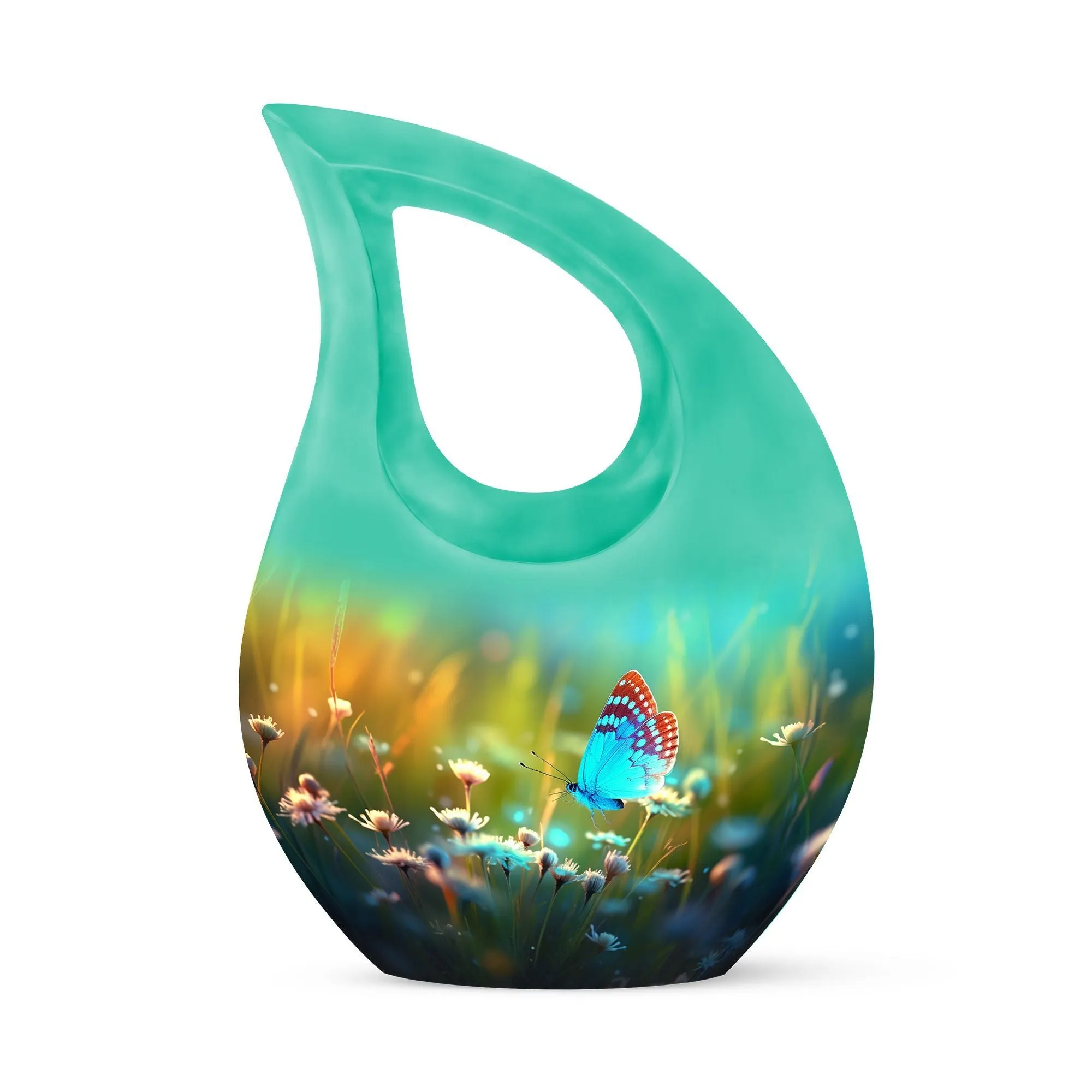 Personalized Butterfly Bliss - A Custom Mom Tribute Memorial Urn