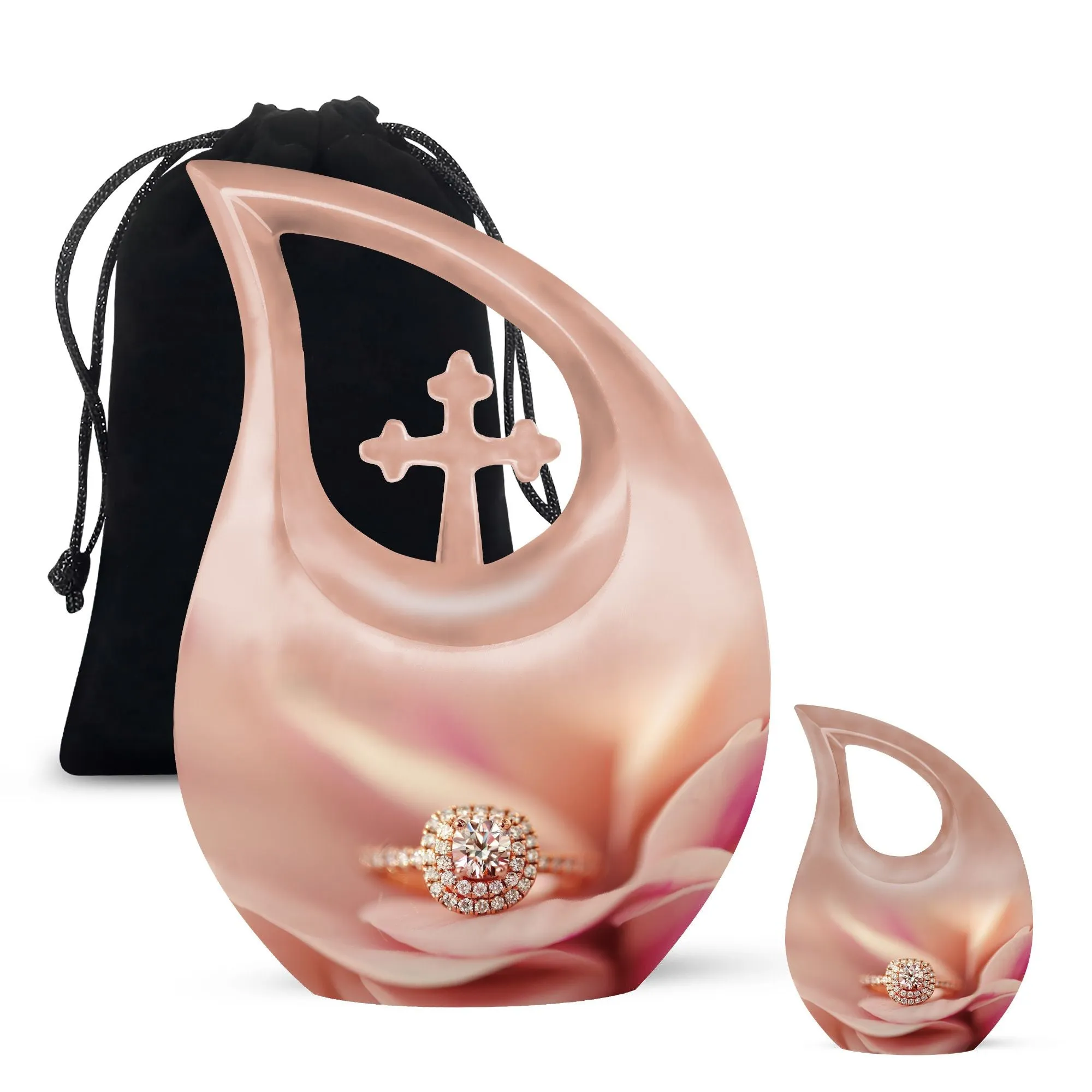 Personalized Ring Urn for Mom - A Memorable Rest to Cherish
