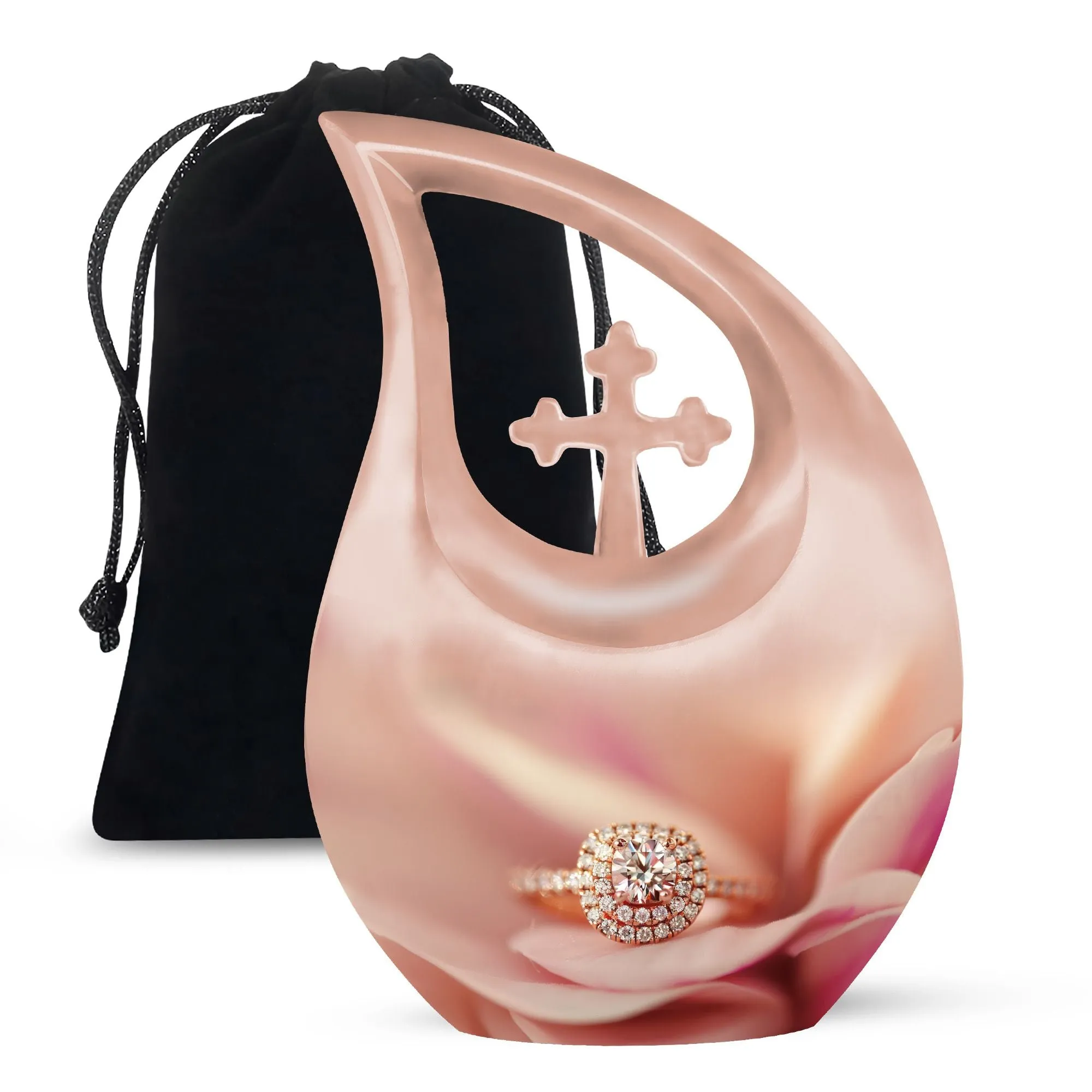 Personalized Ring Urn for Mom - A Memorable Rest to Cherish