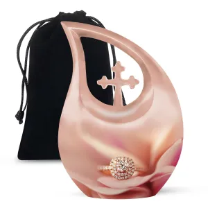 Personalized Ring Urn for Mom - A Memorable Rest to Cherish