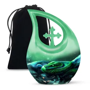 Personalized Snake Urn & Custom Mom Urn for Restful Containment