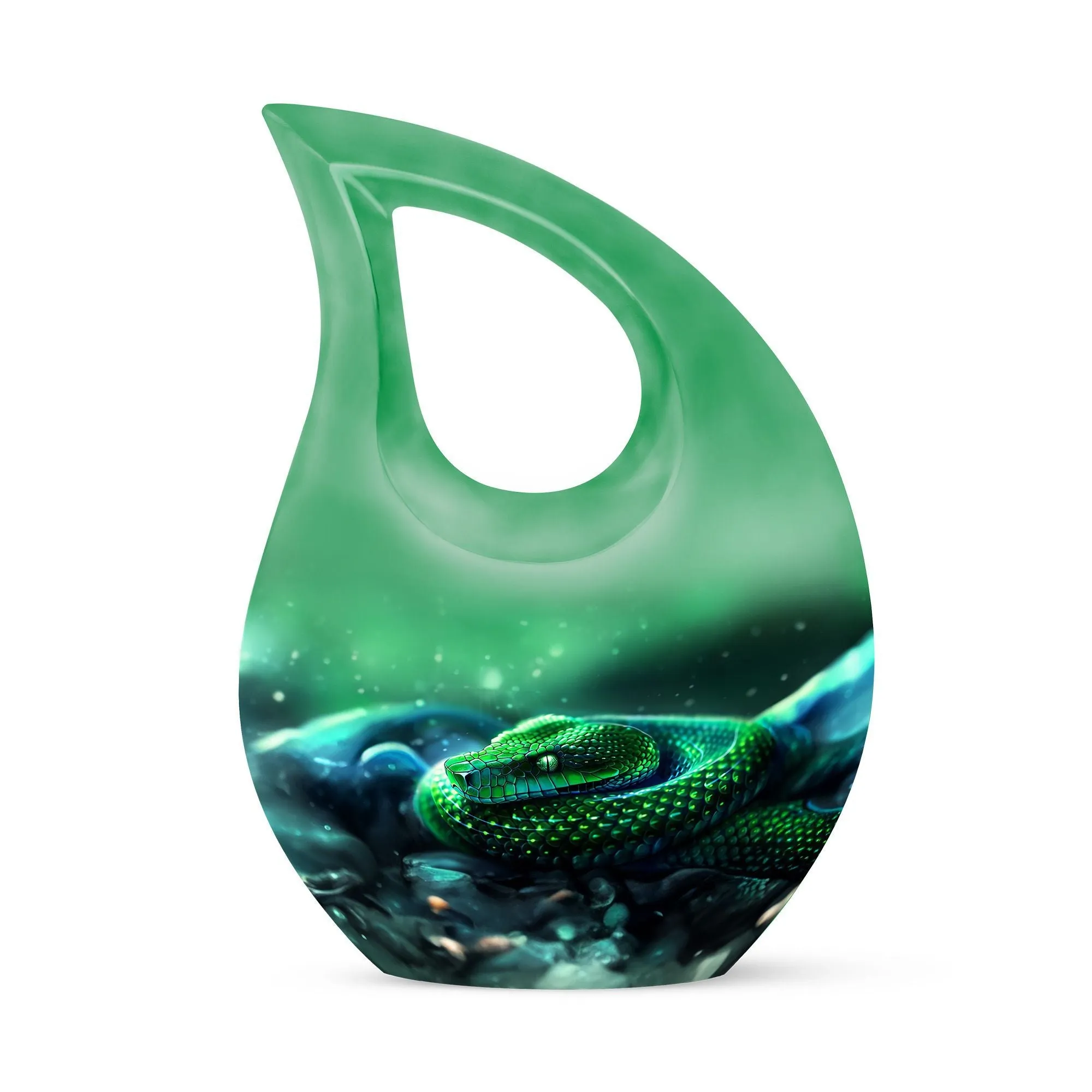 Personalized Snake Urn & Custom Mom Urn for Restful Containment