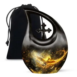 Phoenix Ascendancy - Enduring Custom Memorial Urn for Human Ashes