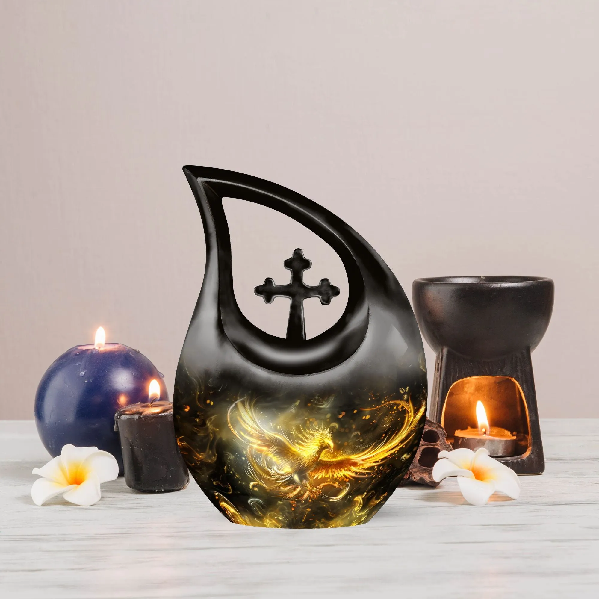 Phoenix Ascendancy - Enduring Custom Memorial Urn for Human Ashes