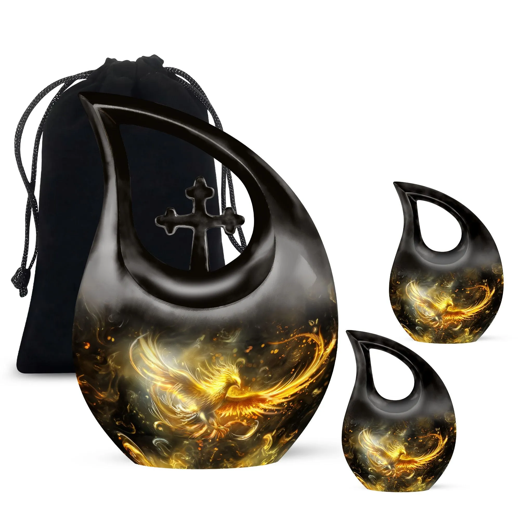 Phoenix Ascendancy - Enduring Custom Memorial Urn for Human Ashes