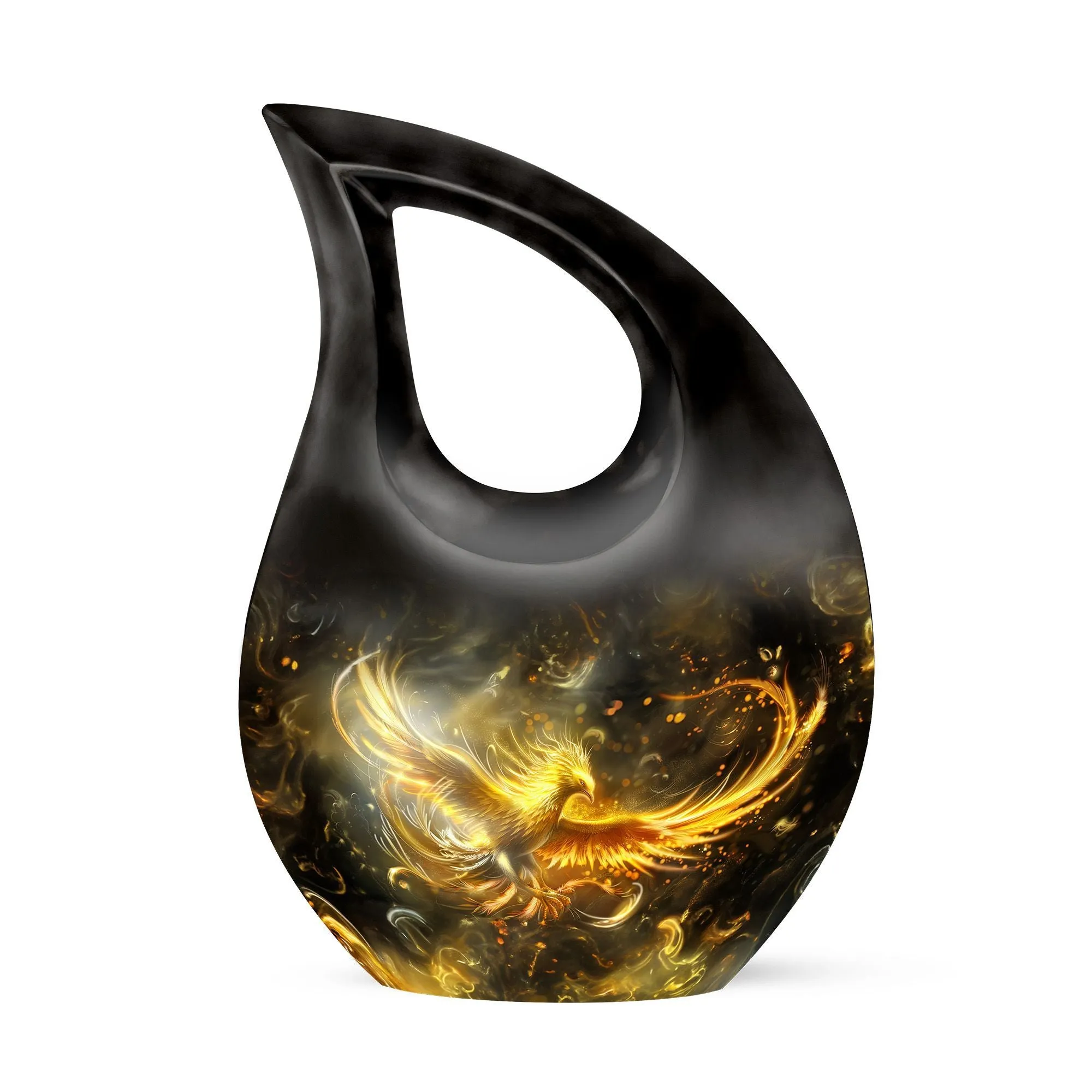 Phoenix Ascendancy - Enduring Custom Memorial Urn for Human Ashes