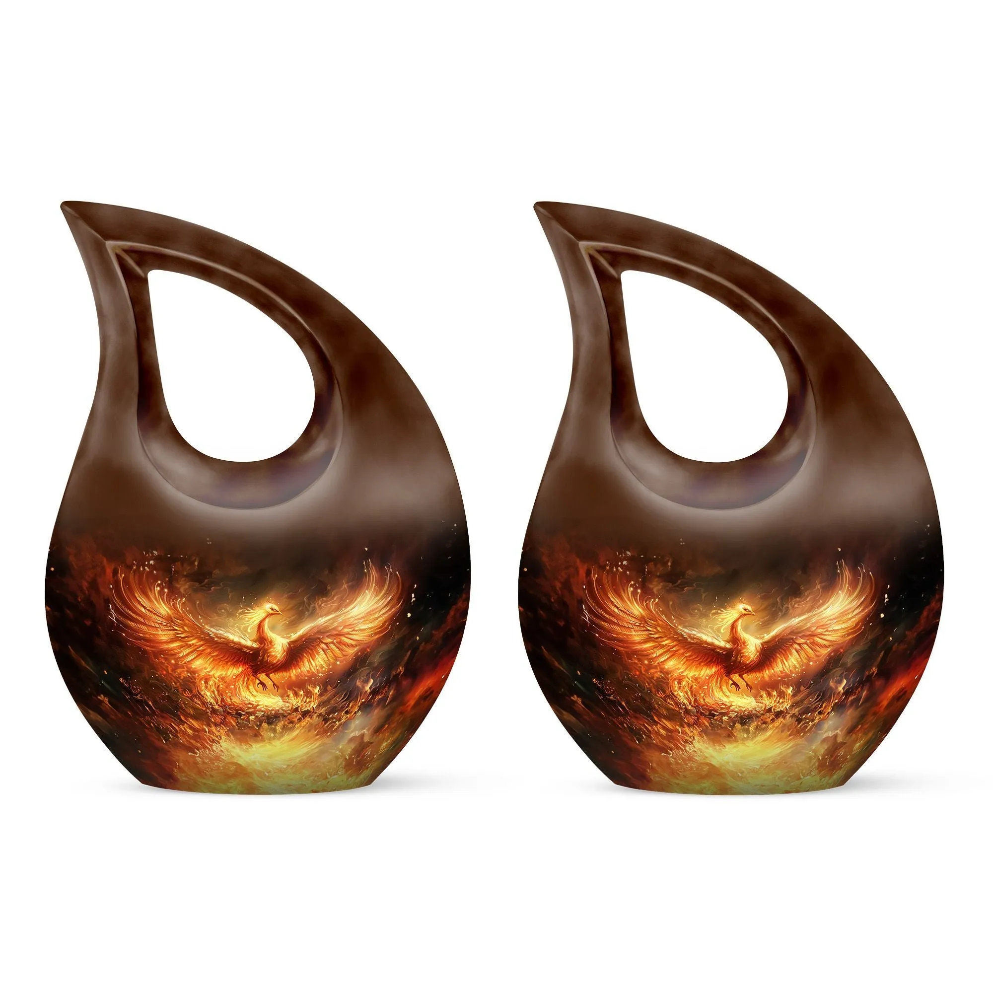 Phoenix Rise: Mini Memorial Urn for Cherished Remembrances