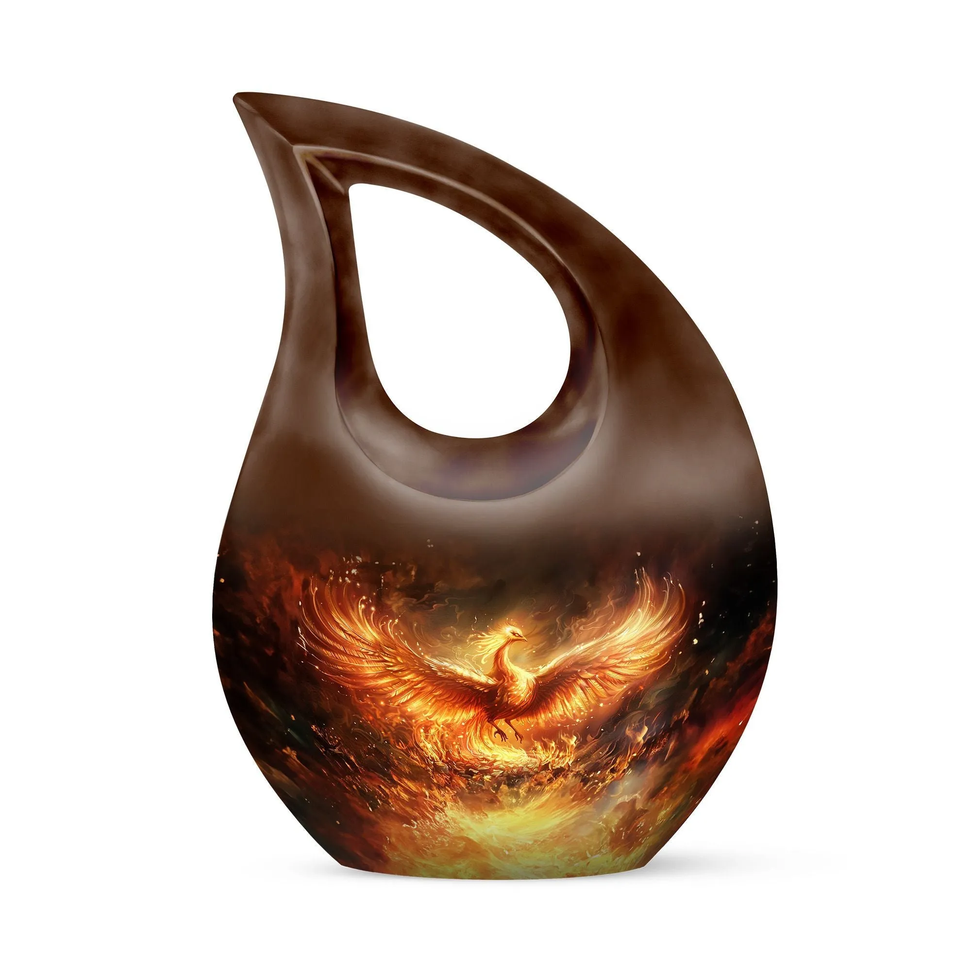 Phoenix Rise: Mini Memorial Urn for Cherished Remembrances