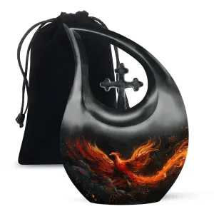 Phoenix Rise - Mini Memorial Urn for Loved Ones' Last Rest