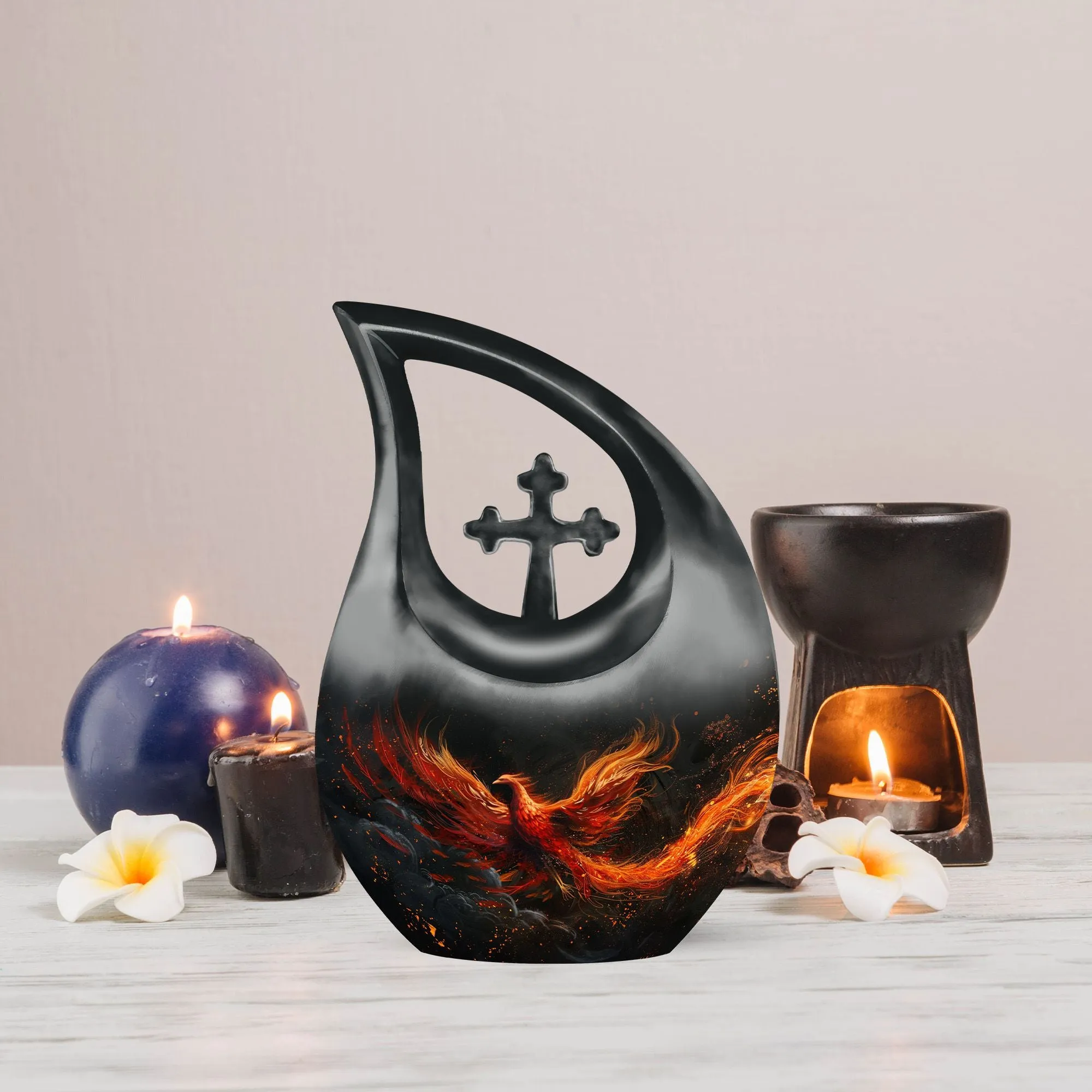Phoenix Rise - Mini Memorial Urn for Loved Ones' Last Rest