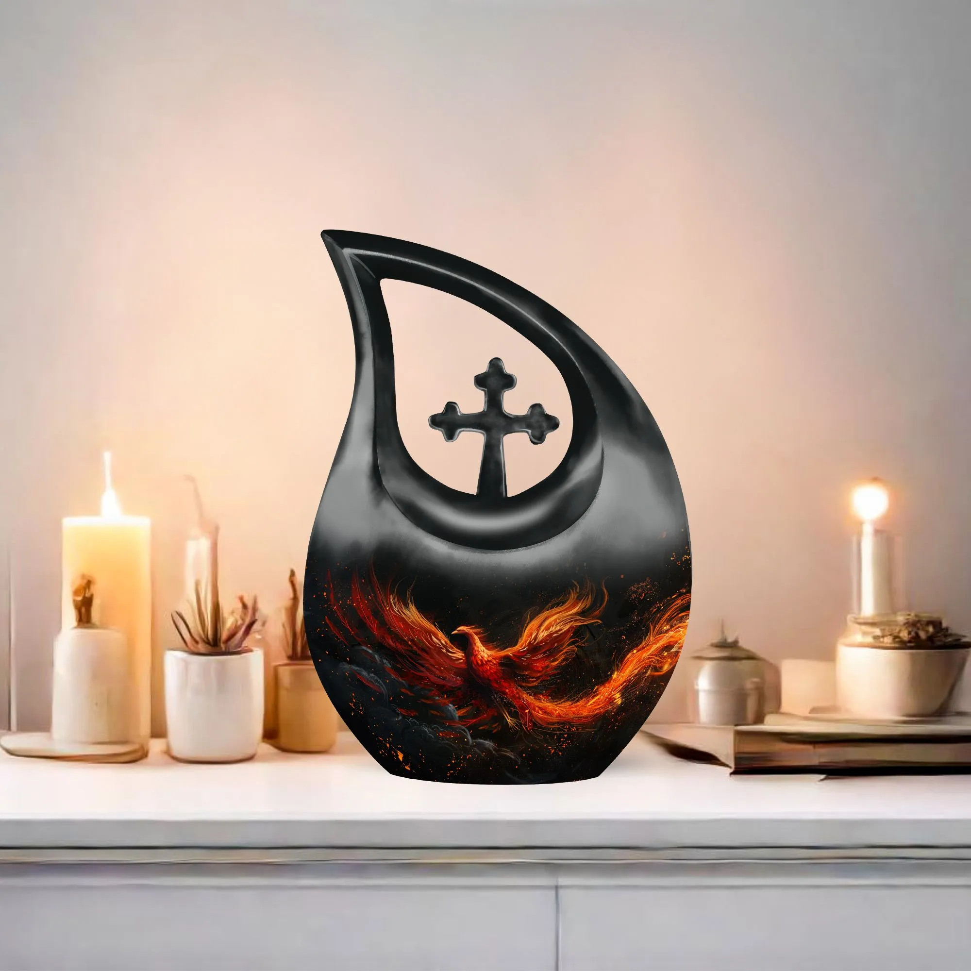 Phoenix Rise - Mini Memorial Urn for Loved Ones' Last Rest
