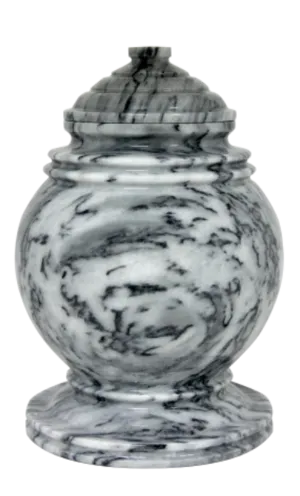 Princess Marble Urn - Cashmere Gray
