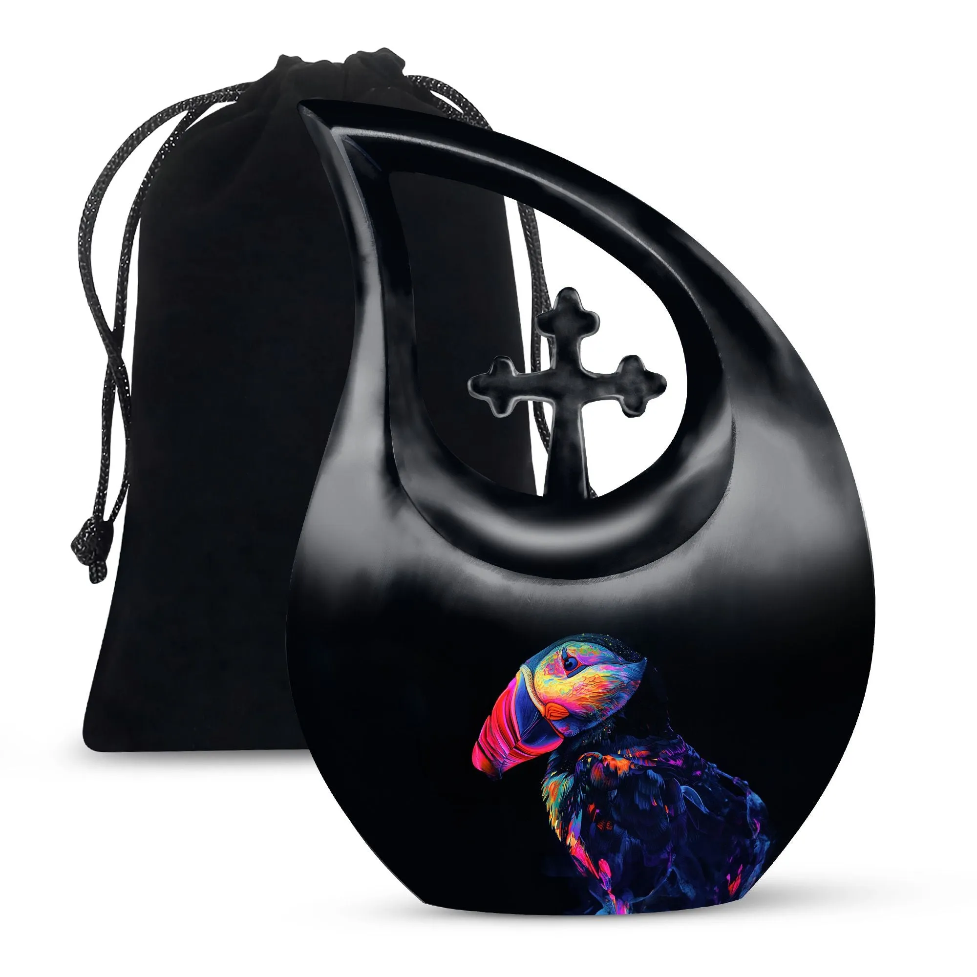 Puffin Bird Urn -Keepsake Cremation Urn For Human Ashes