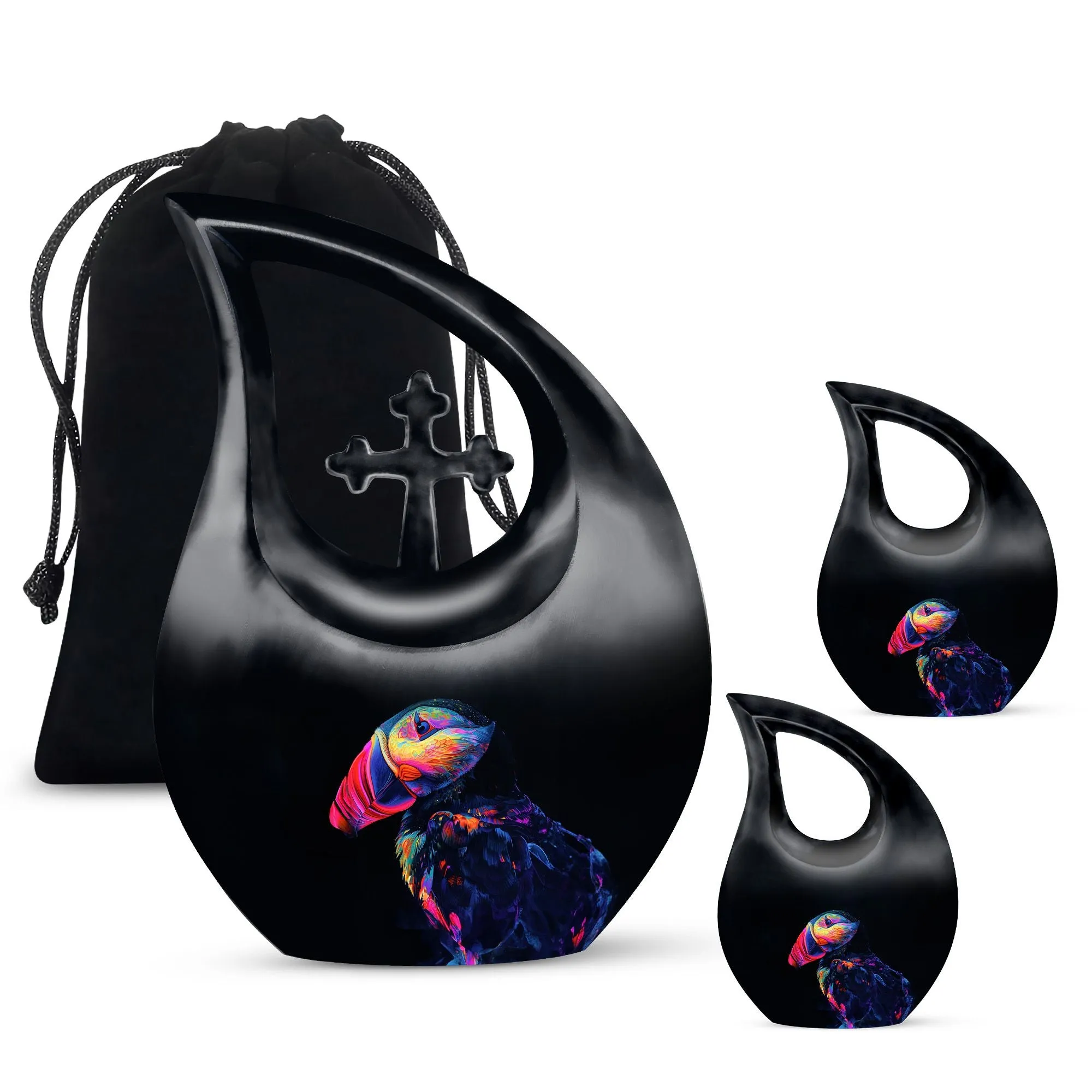 Puffin Bird Urn -Keepsake Cremation Urn For Human Ashes