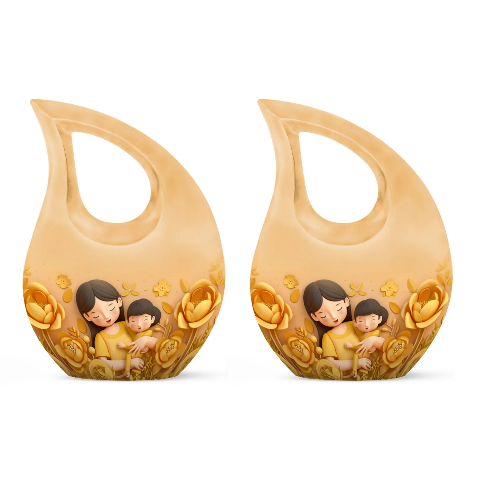 Quiet Remembrance: Custom Designed Memorial Mother Urn