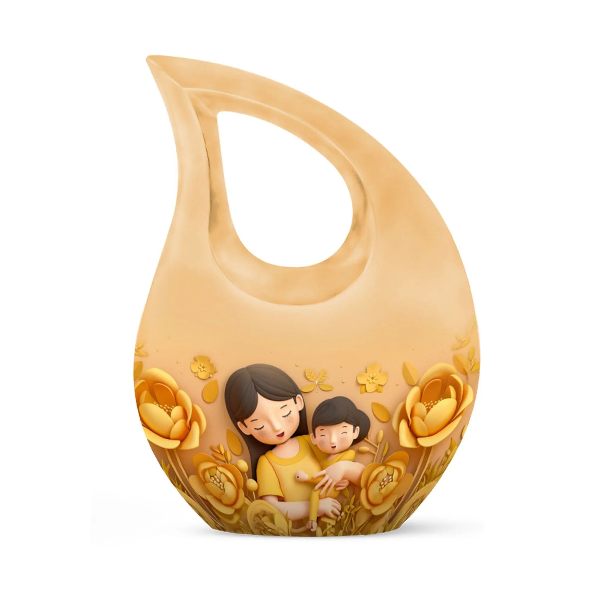 Quiet Remembrance: Custom Designed Memorial Mother Urn