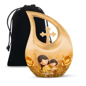 Quiet Remembrance: Custom Designed Memorial Mother Urn