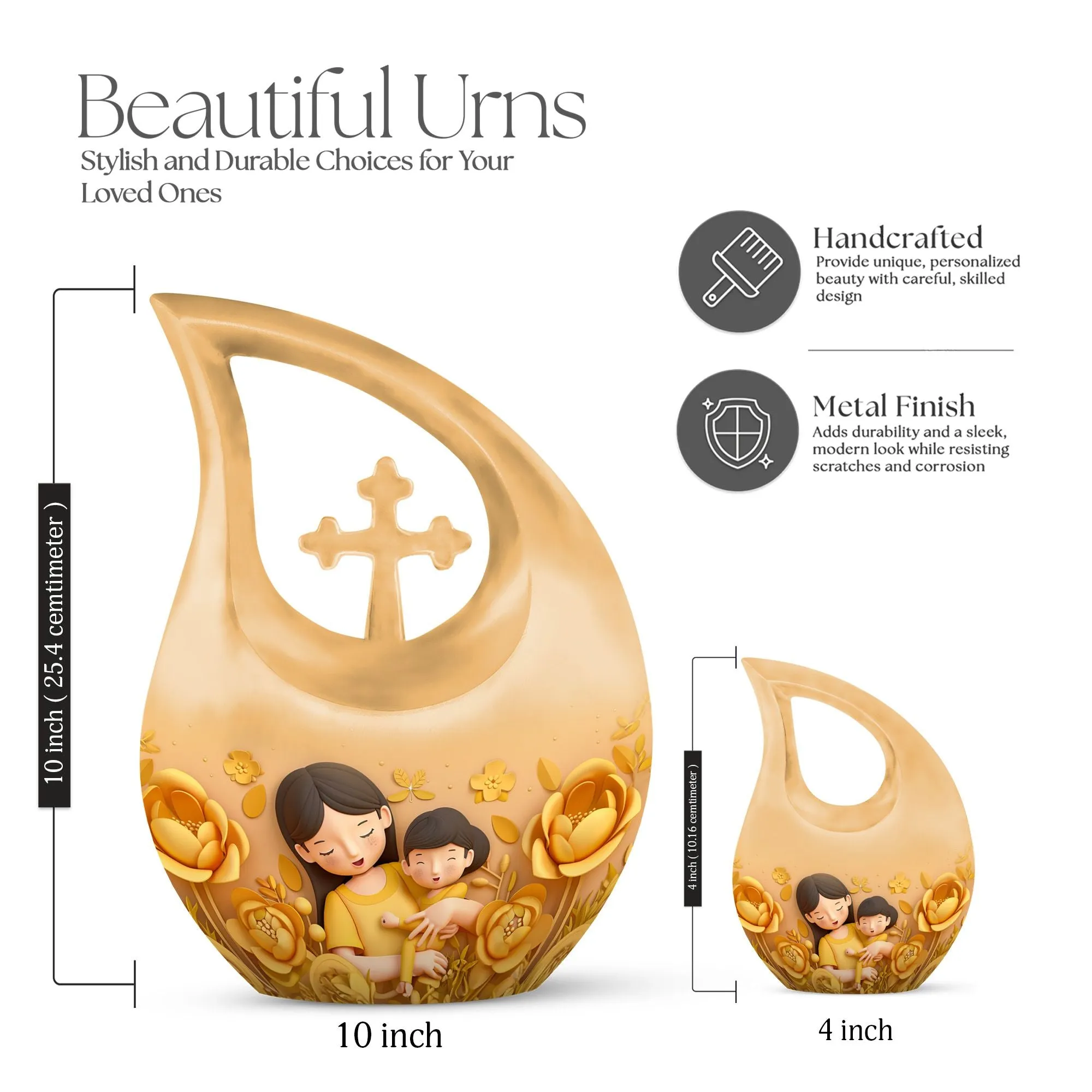 Quiet Remembrance: Custom Designed Memorial Mother Urn