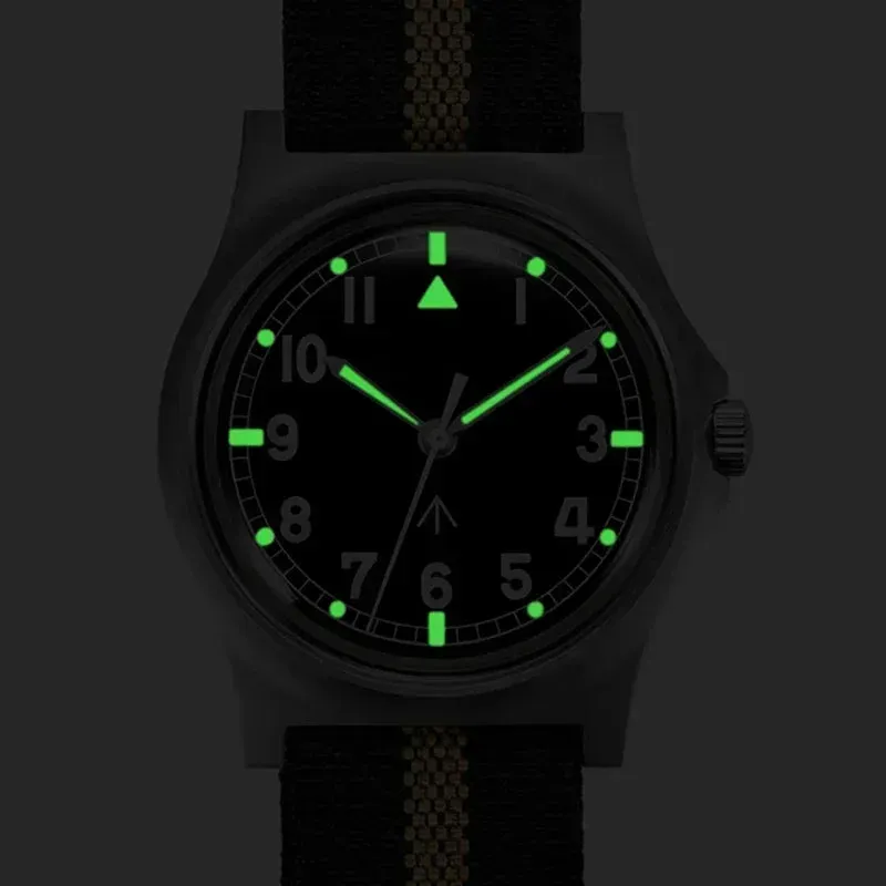 Rdunae RA01 G10 Retro Military Filed Quartz Watch