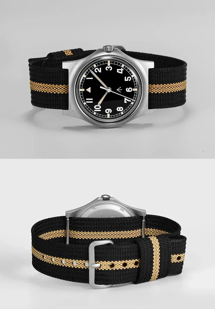 Rdunae RA01 G10 Retro Military Filed Quartz Watch