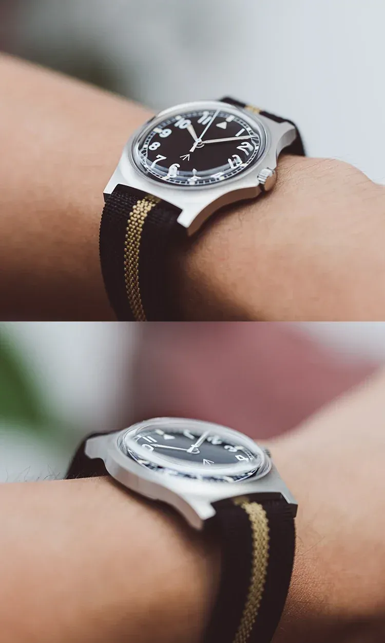 Rdunae RA01 G10 Retro Military Filed Quartz Watch