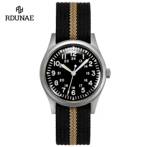 Rdunae RA03 Retro Khaki Field Quartz Watch