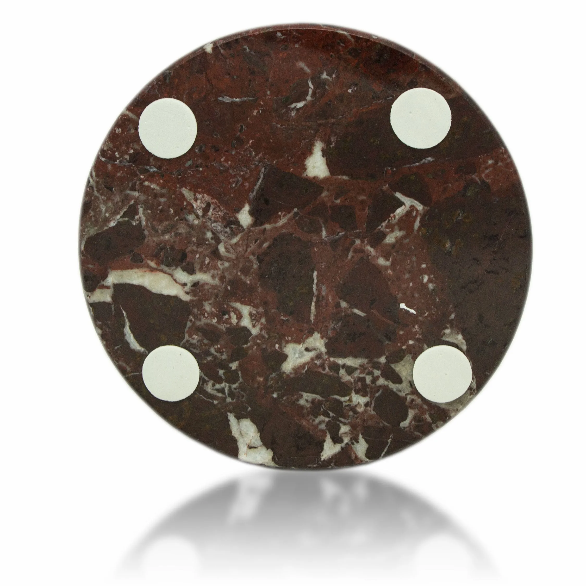 Red Marble Circular Keepsake Urn