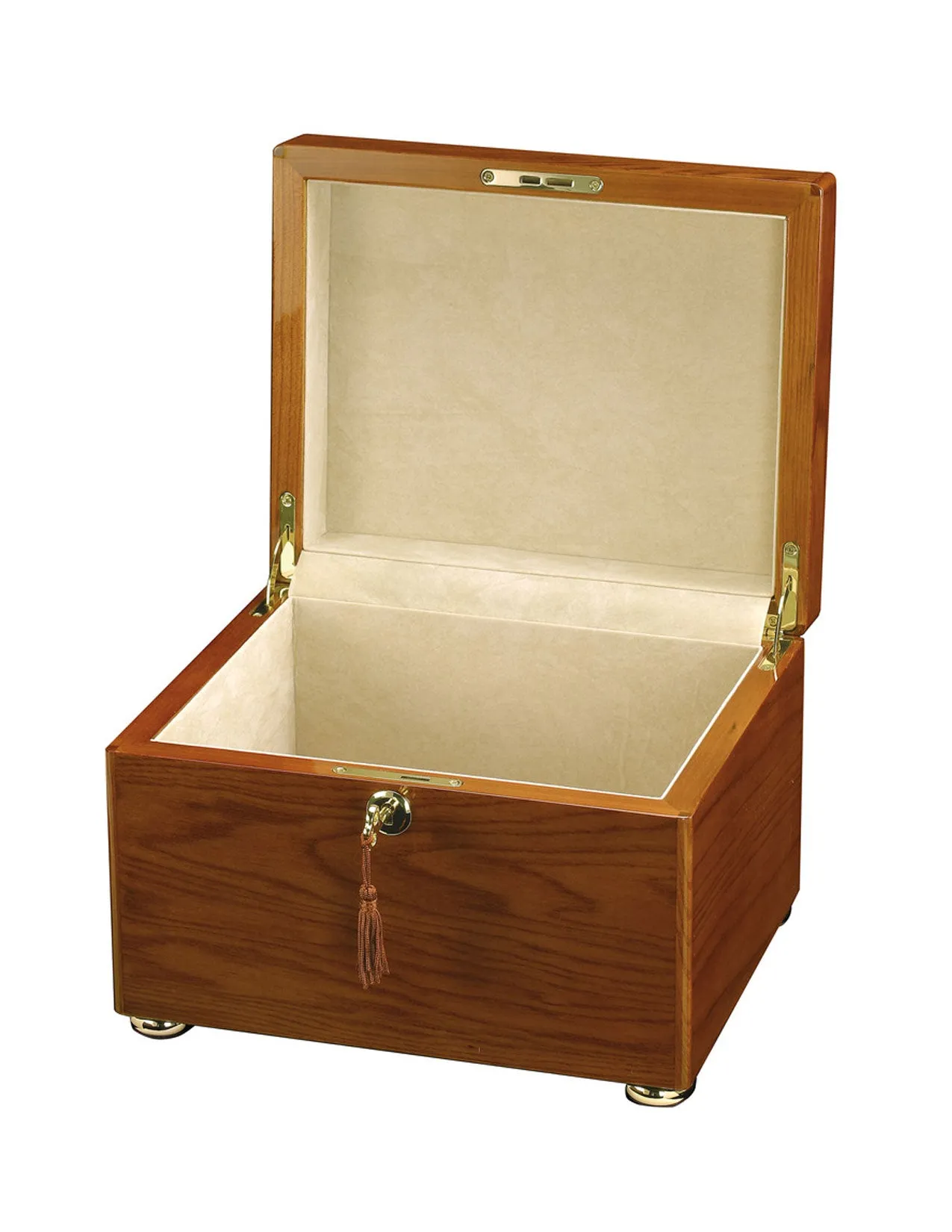 Reflections II - Oak Chest Wood Urn