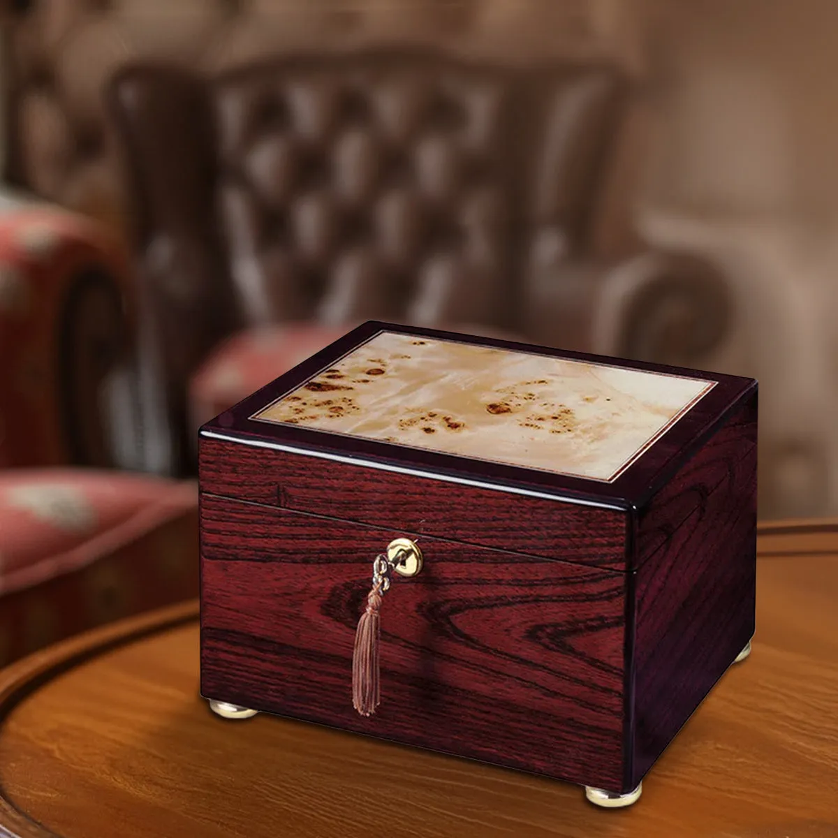 Reflections - Rosewood Chest Wood Urn