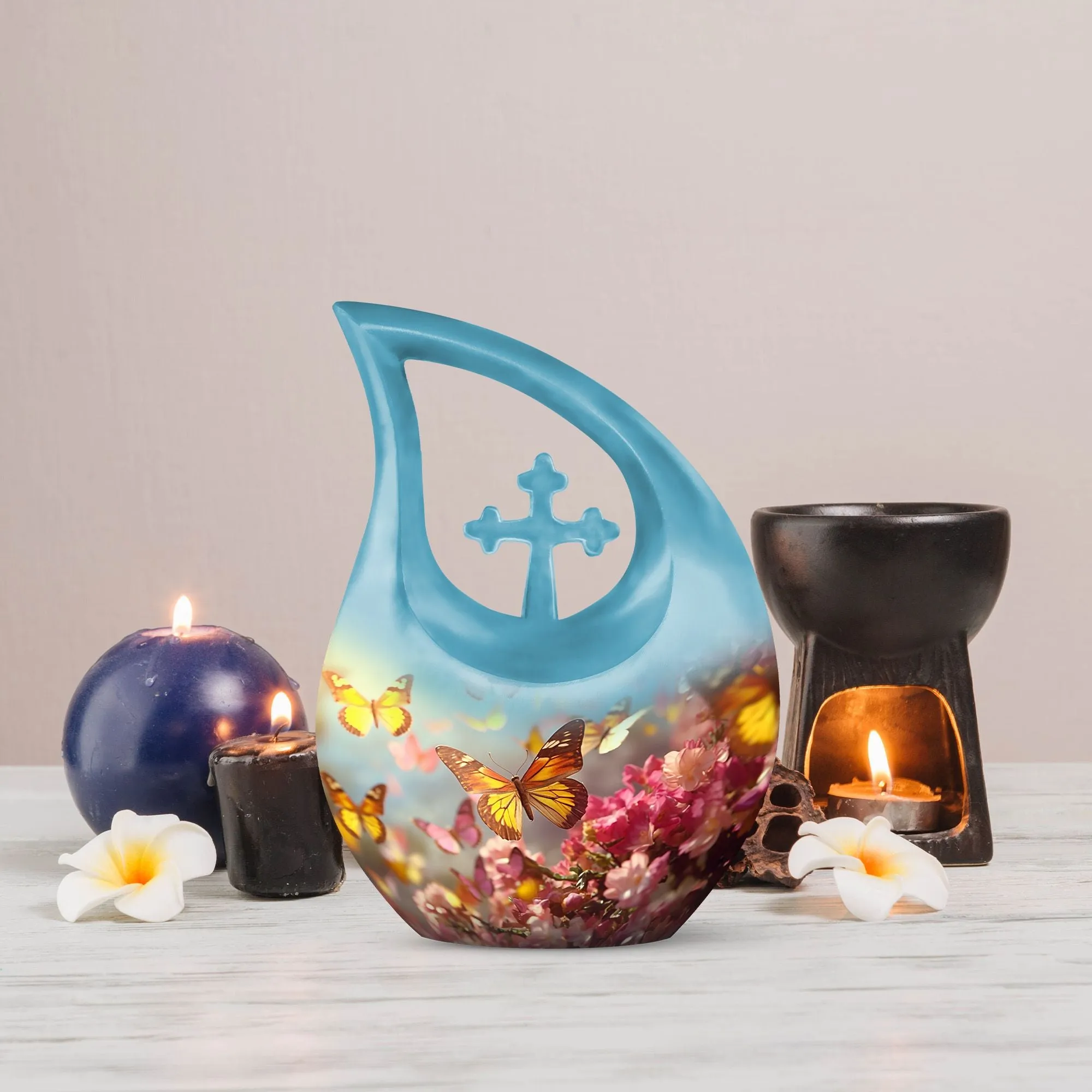Reverent Remembrance Personalized Butterfly Urn A Tribute to Moms