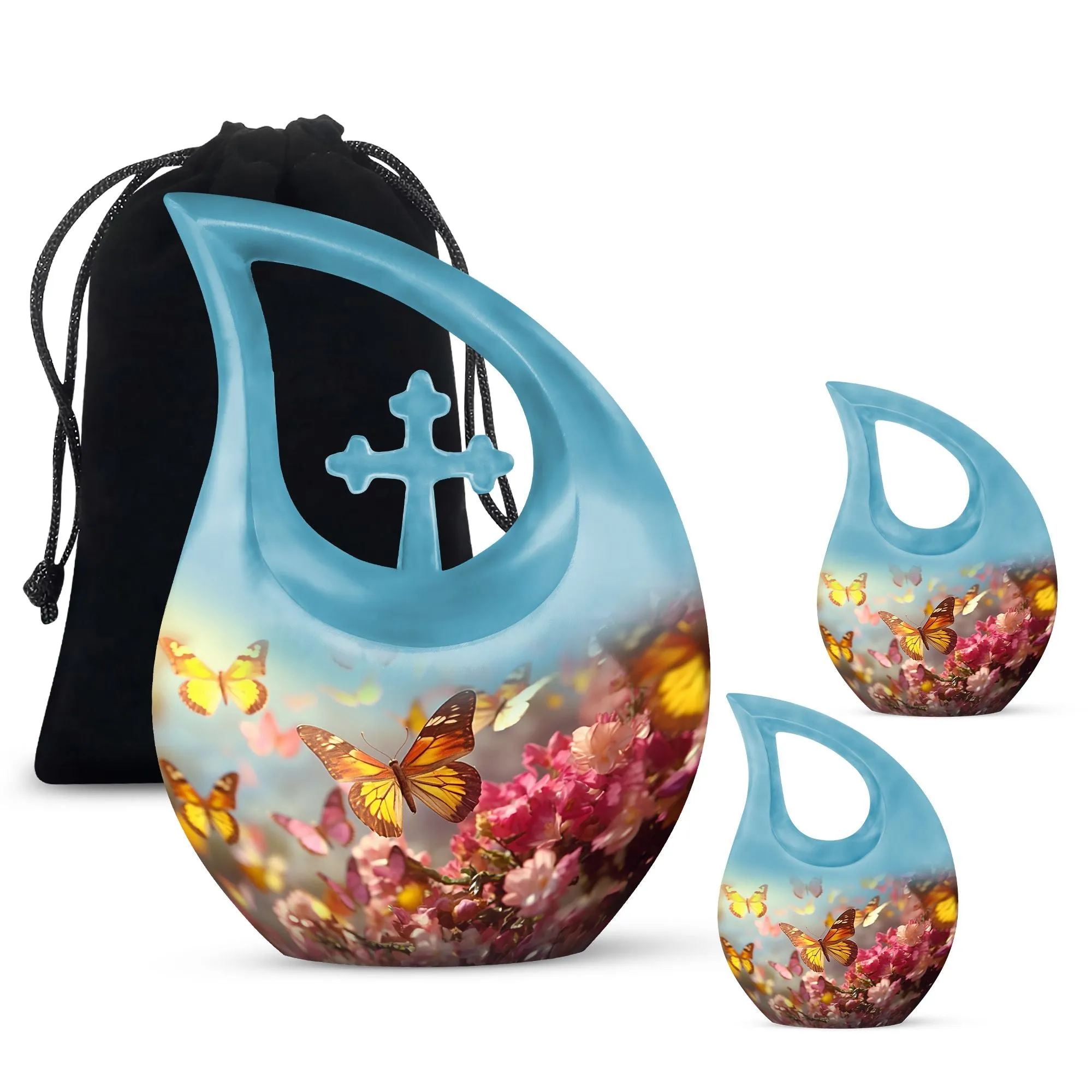Reverent Remembrance Personalized Butterfly Urn A Tribute to Moms