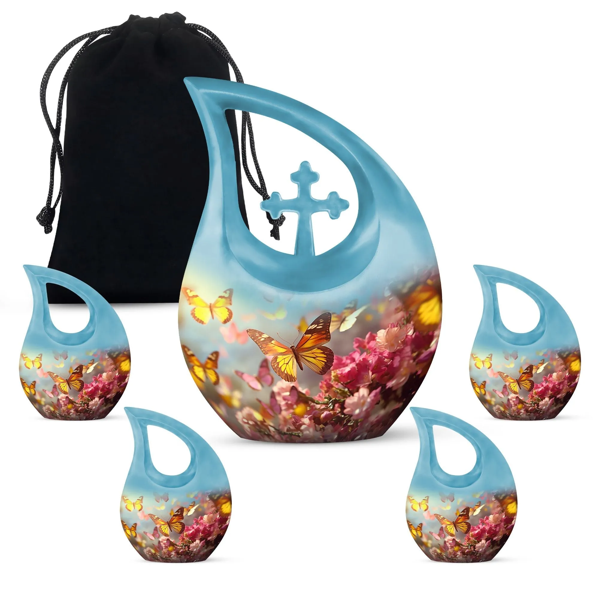 Reverent Remembrance Personalized Butterfly Urn A Tribute to Moms