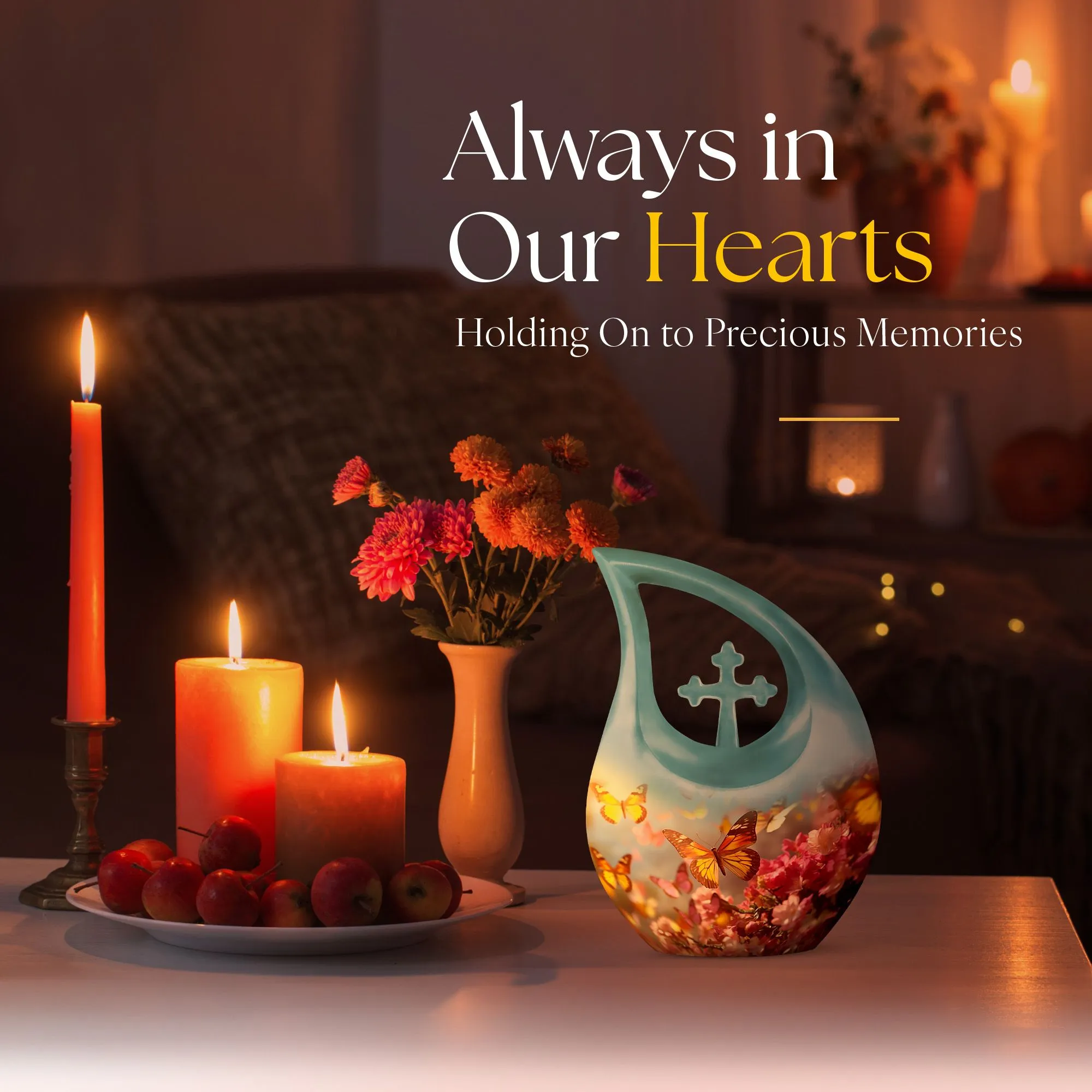 Reverent Remembrance Personalized Butterfly Urn A Tribute to Moms