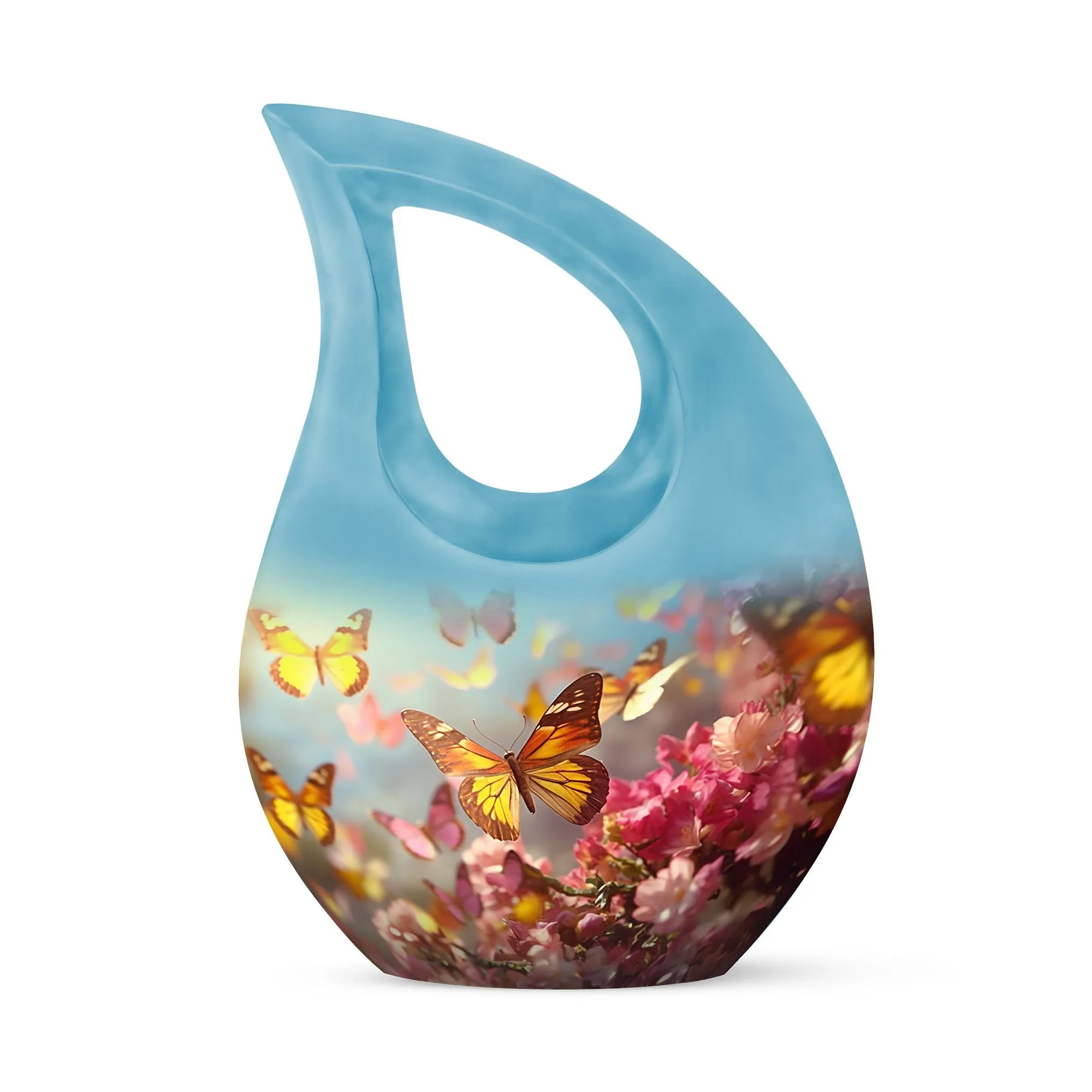 Reverent Remembrance Personalized Butterfly Urn A Tribute to Moms