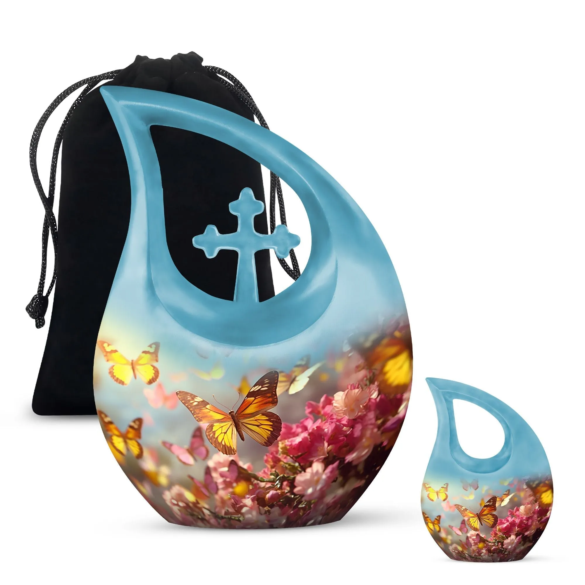 Reverent Remembrance Personalized Butterfly Urn A Tribute to Moms