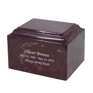 Rose Cultured Marble Cremation Urn