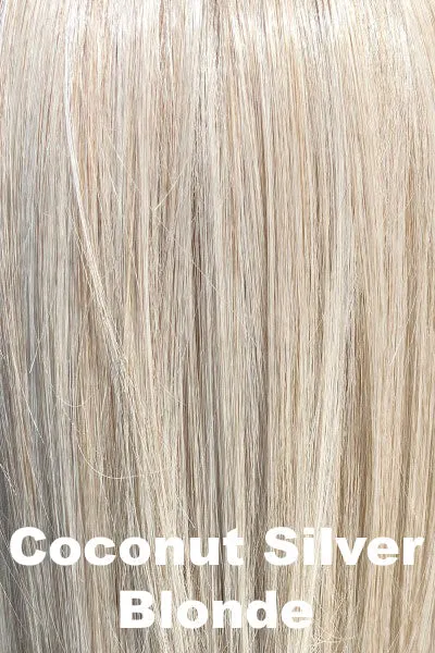 Sale - Belle Tress Toppers - Lace Front Mono Top Peerless 19  (#7016) - Color: Coconut Silver Blonde