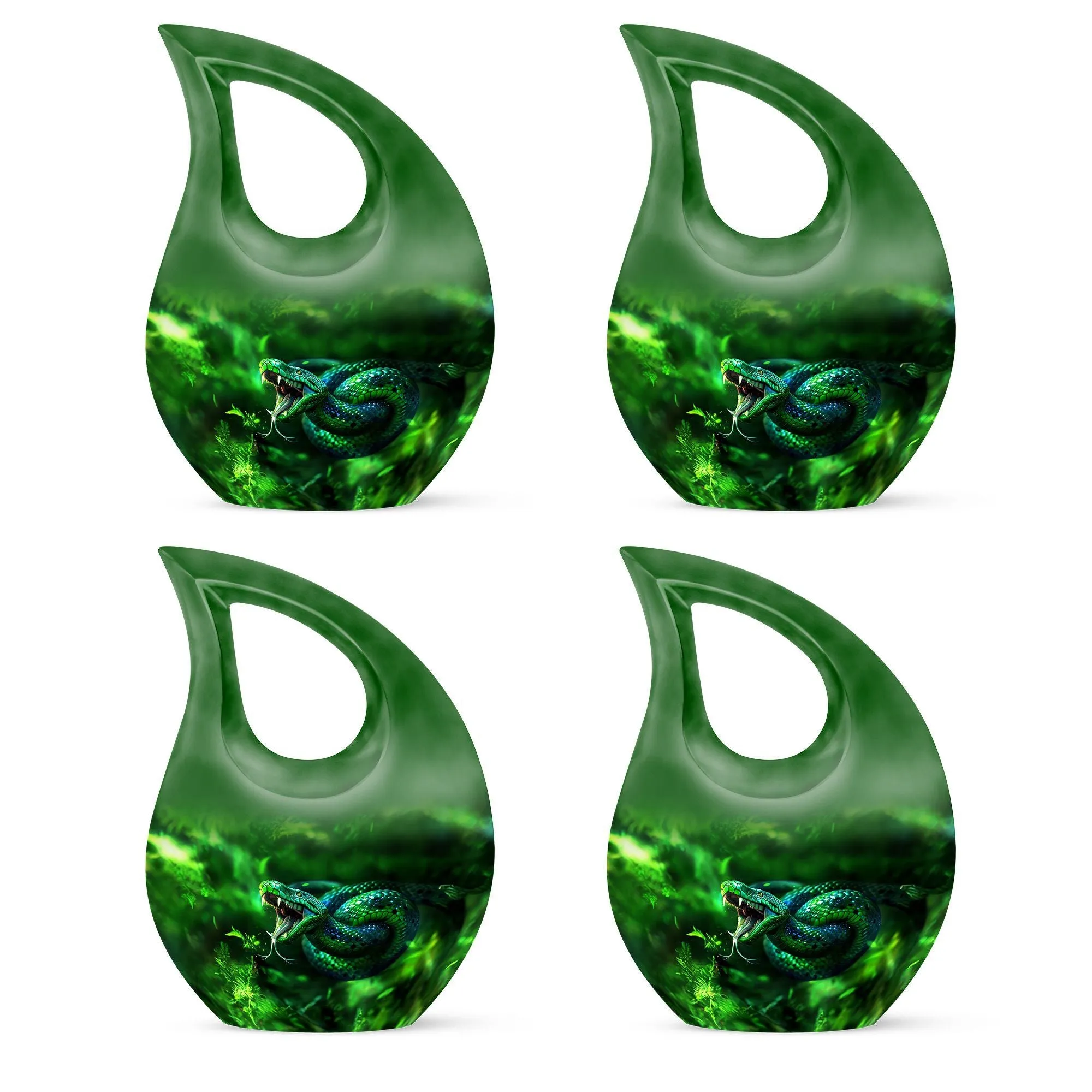 Serenity Snake Urn Respectful All Faith Remembrance Container