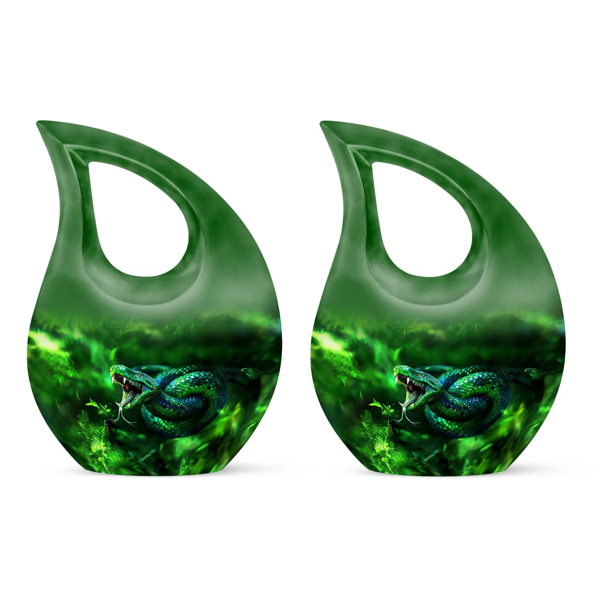 Serenity Snake Urn Respectful All Faith Remembrance Container