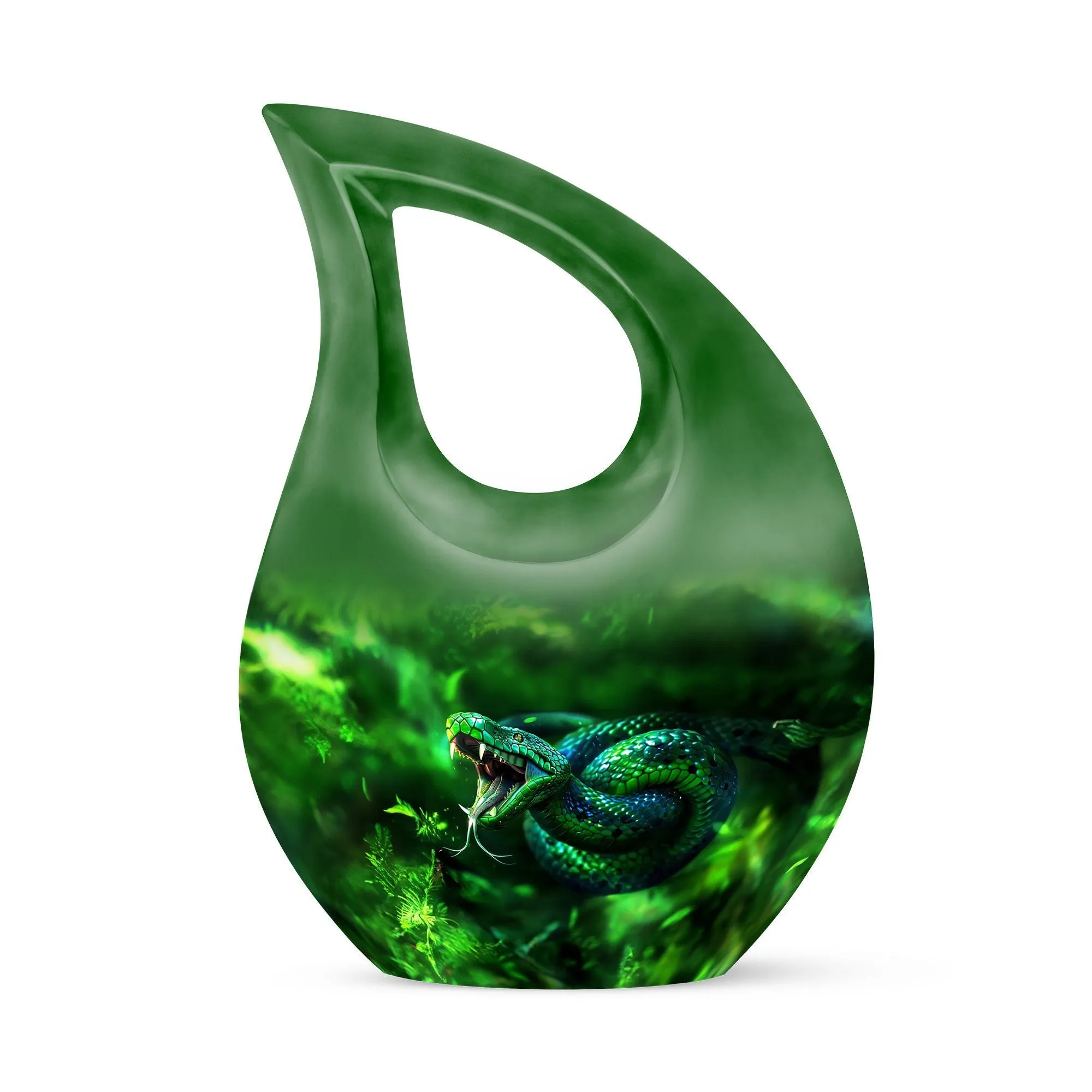 Serenity Snake Urn Respectful All Faith Remembrance Container