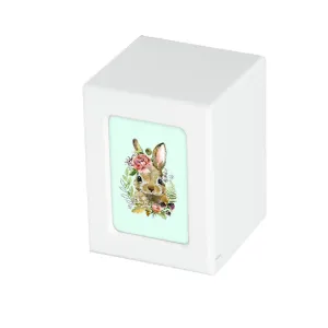 SMALL PY06 Photo Frame Urn - Rabbit & Floral Crown