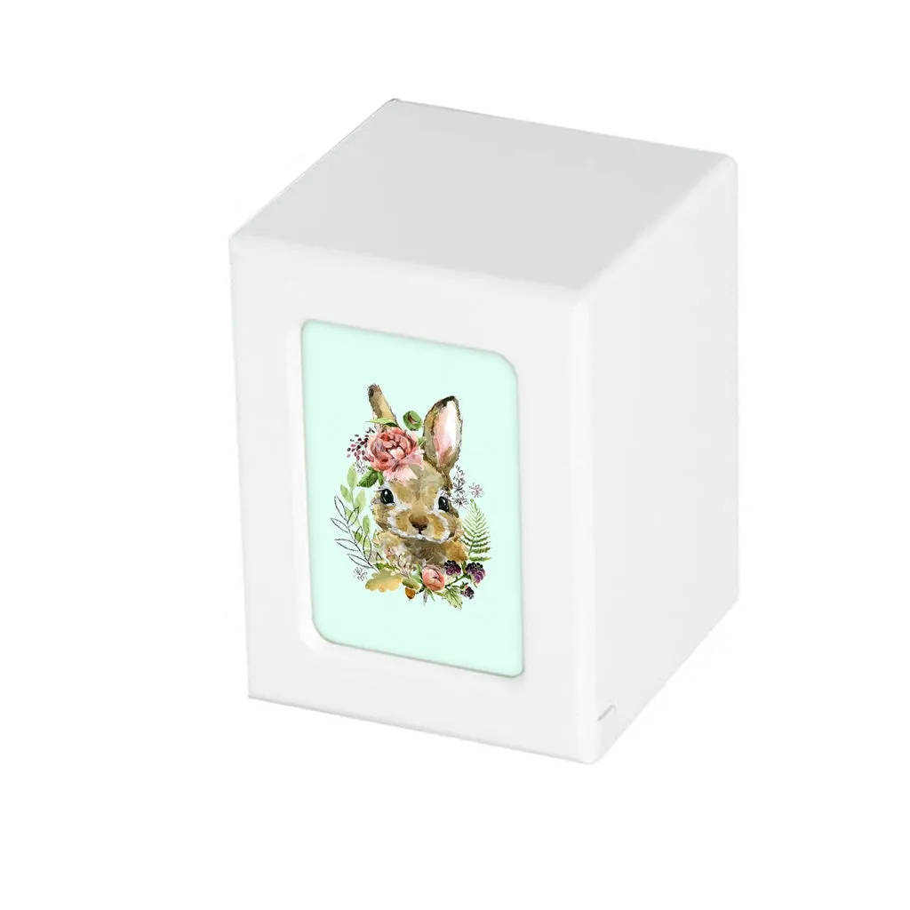 SMALL PY06 Photo Frame Urn - Rabbit & Floral Crown
